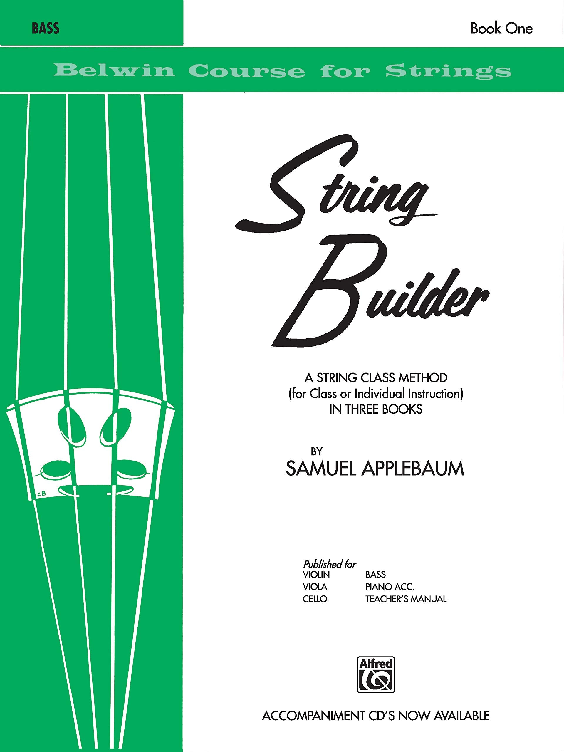 String Builder, Bk 1: A String Class Method (for Class or Individual Instruction)  Bass (Belwin Course for Strings, Bk 1),New