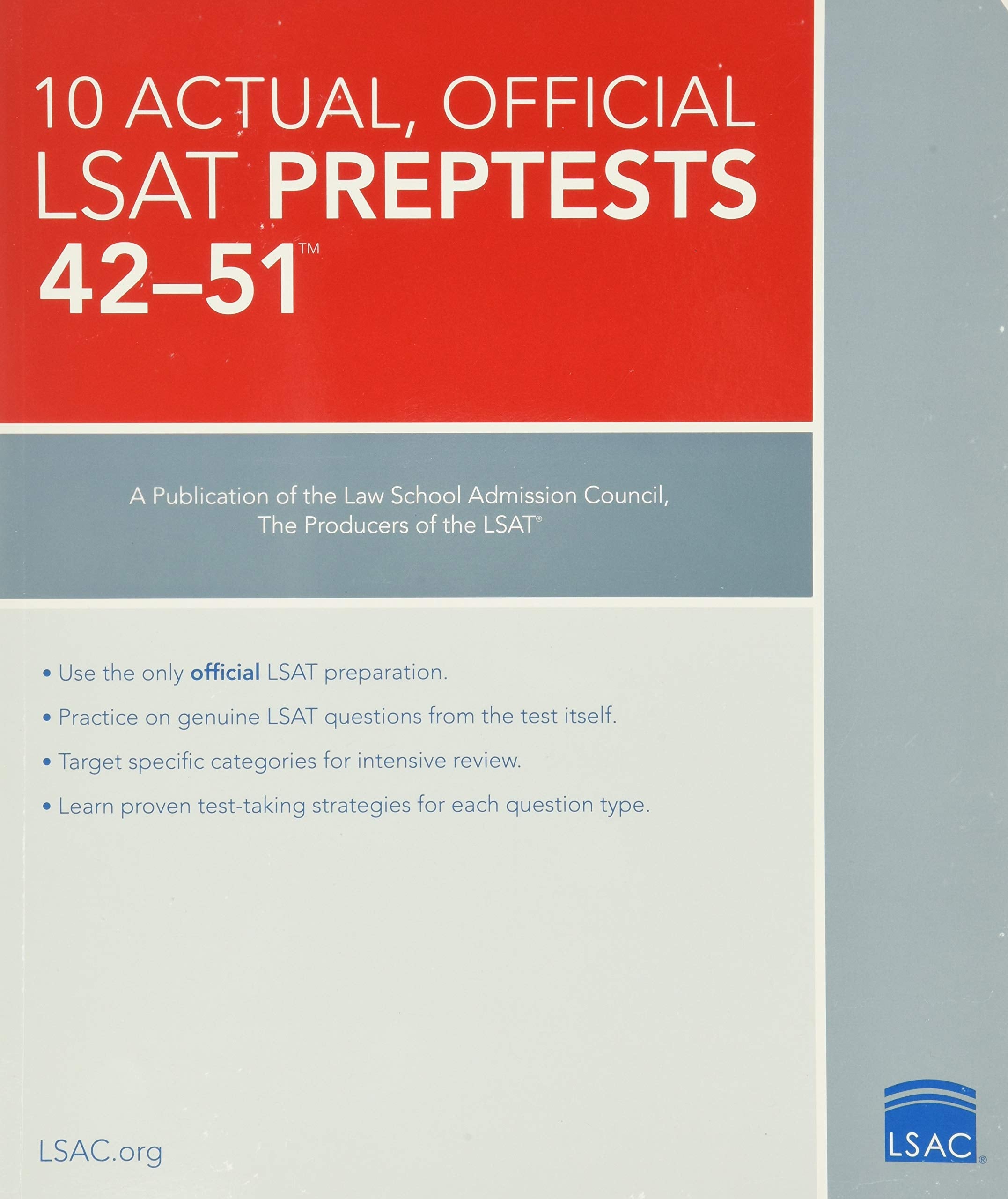 10 Actual, Official Lsat Preptests 4251: (Preptests 4251)