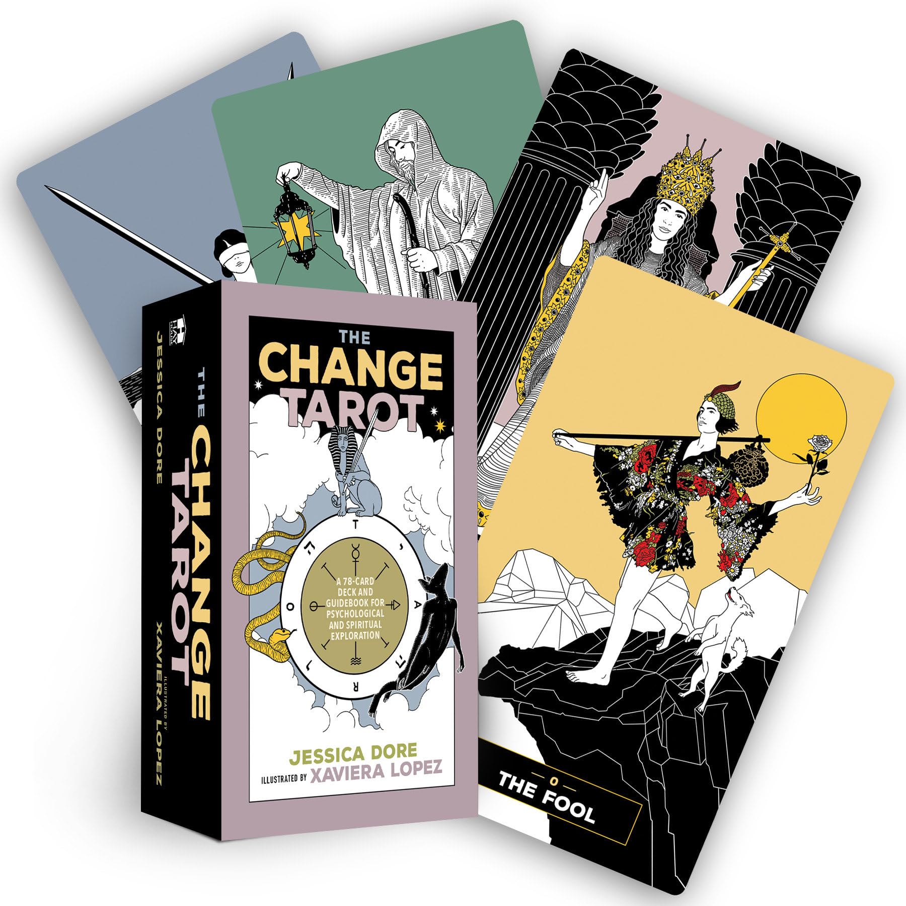 The Change Tarot: A 78Card Deck And Guidebook For Psychological And Spiritual Exploration,Used