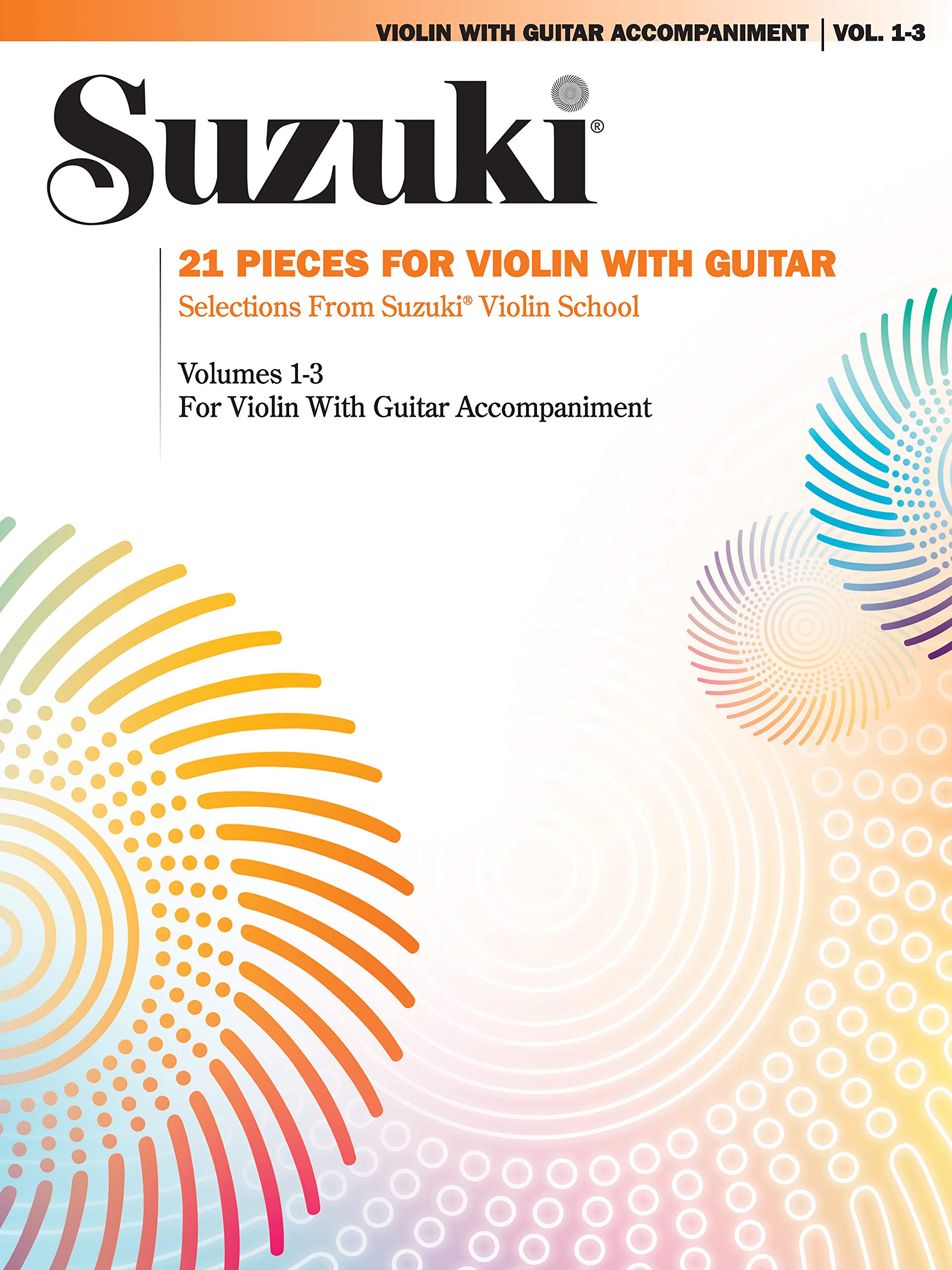 21 Pieces for Violin with Guitar: Selections from Suzuki Violin School Volumes 1, 2, and 3 for Violin with Guitar Accompaniment,New