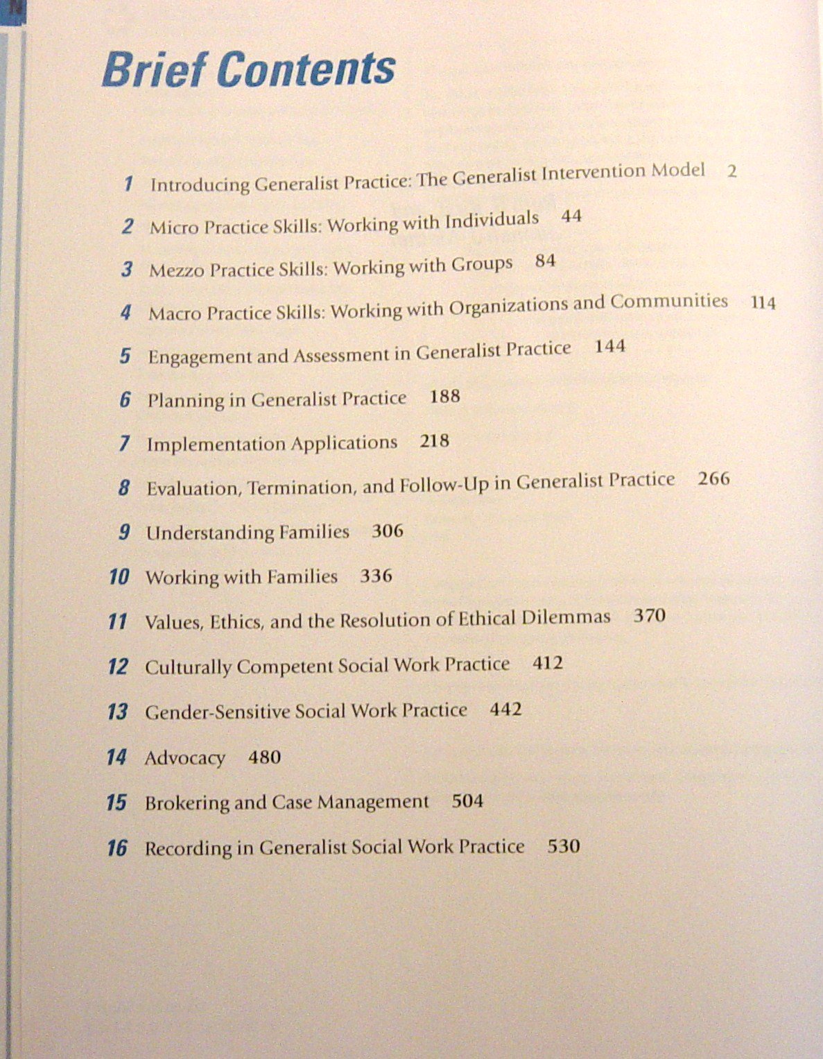Understanding Generalist Practice,Used