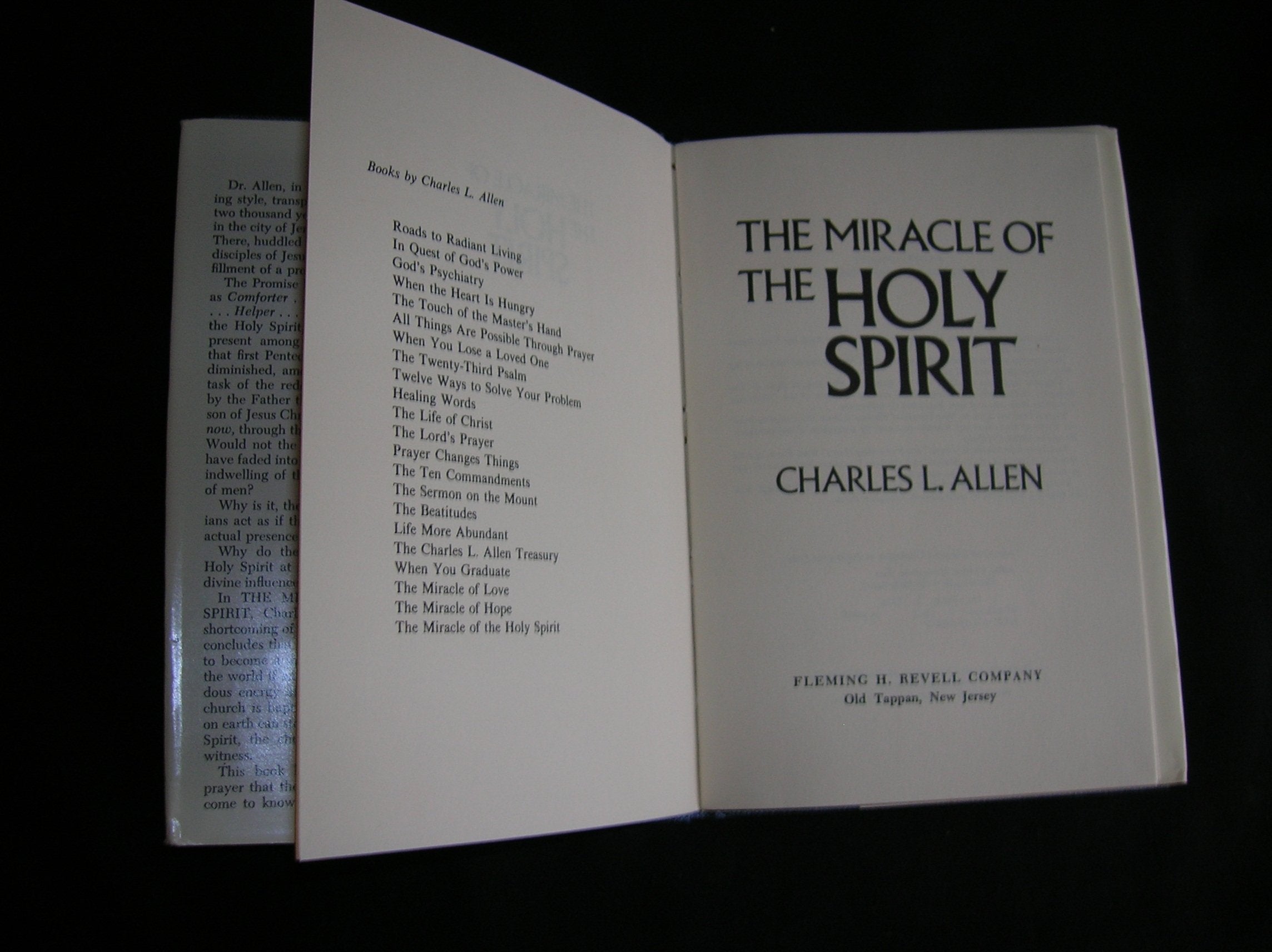 The miracle of the Holy Spirit,New