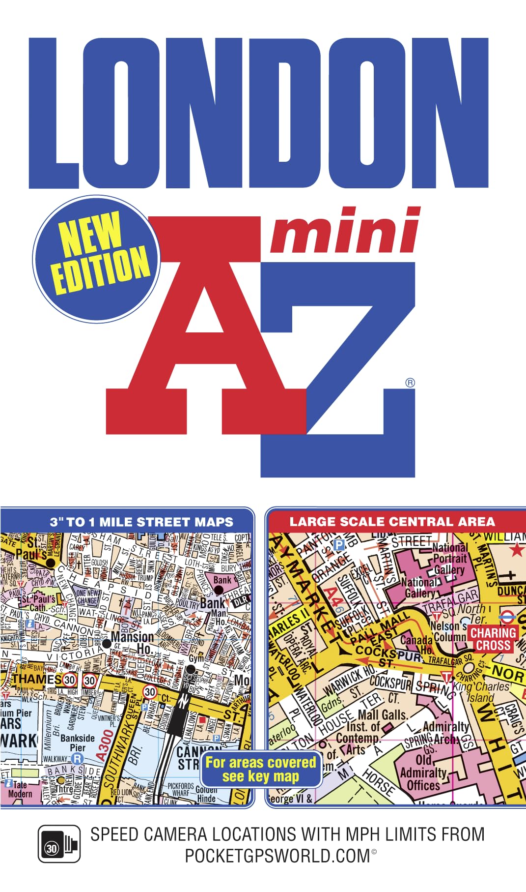 London Mini AZ Street Atlas (paperback),Used