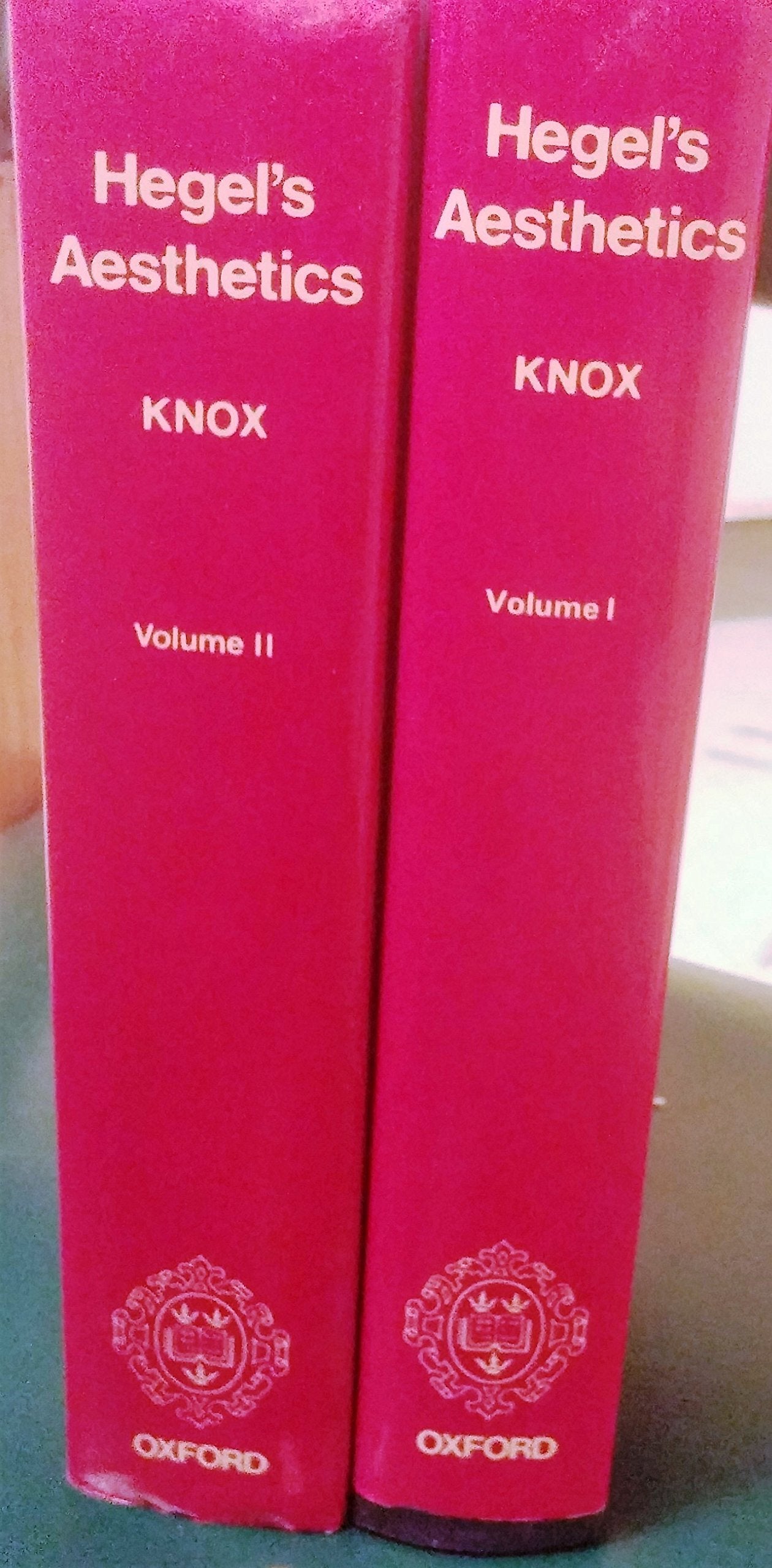 Aesthetics: Lectures on Fine Art by G.W.F. HegelVolume II,Used