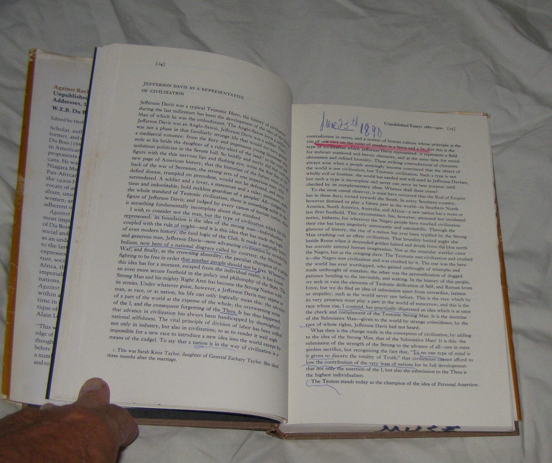 Against Racism: Unpublished Essays, Papers, Addresses, 18871961,Used