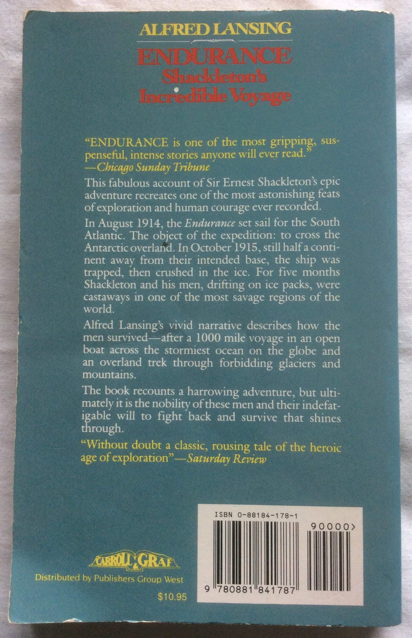 DELEndurance: Shackleton's Incredible Voyage,Used