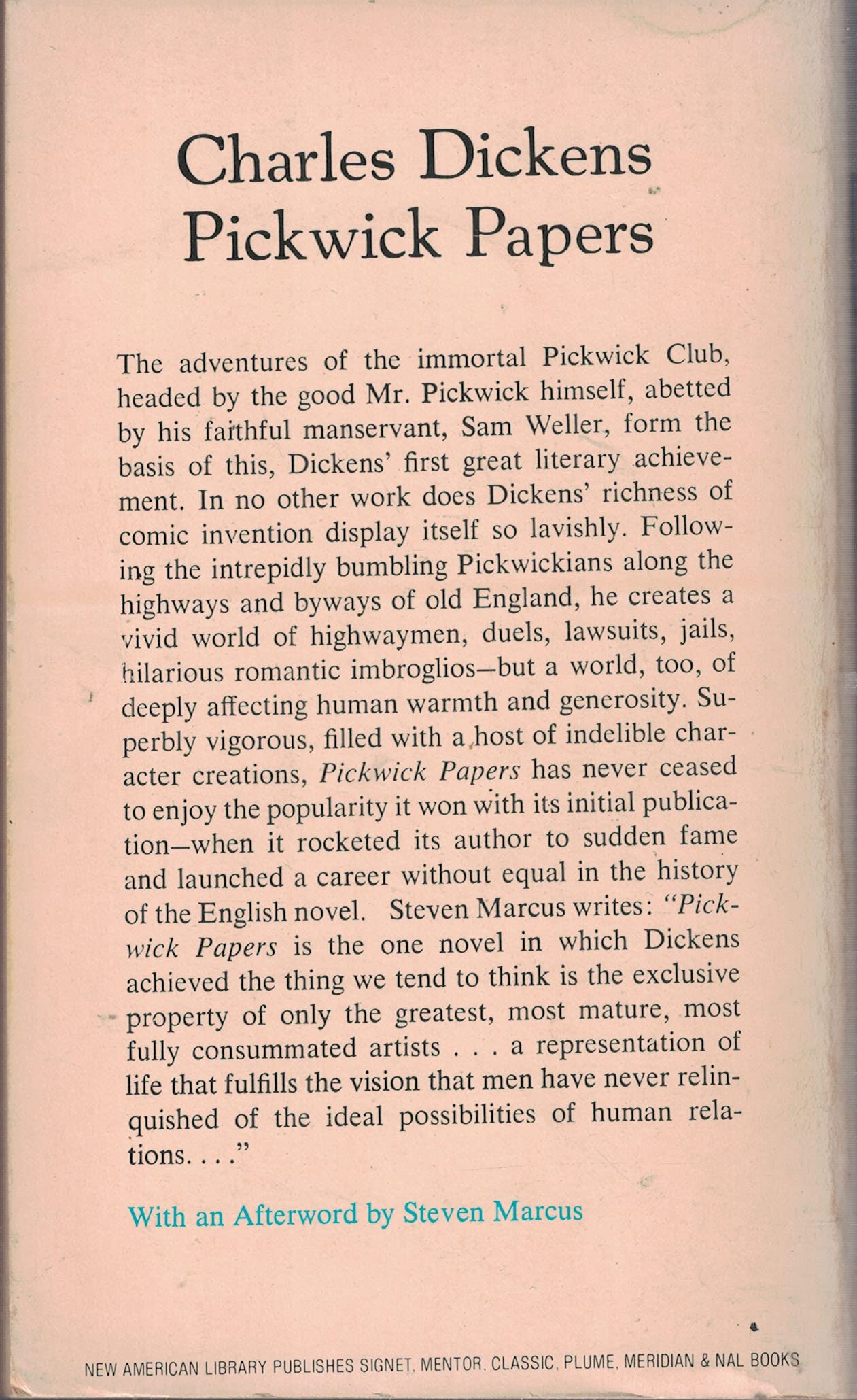 The Pickwick Papers,Used
