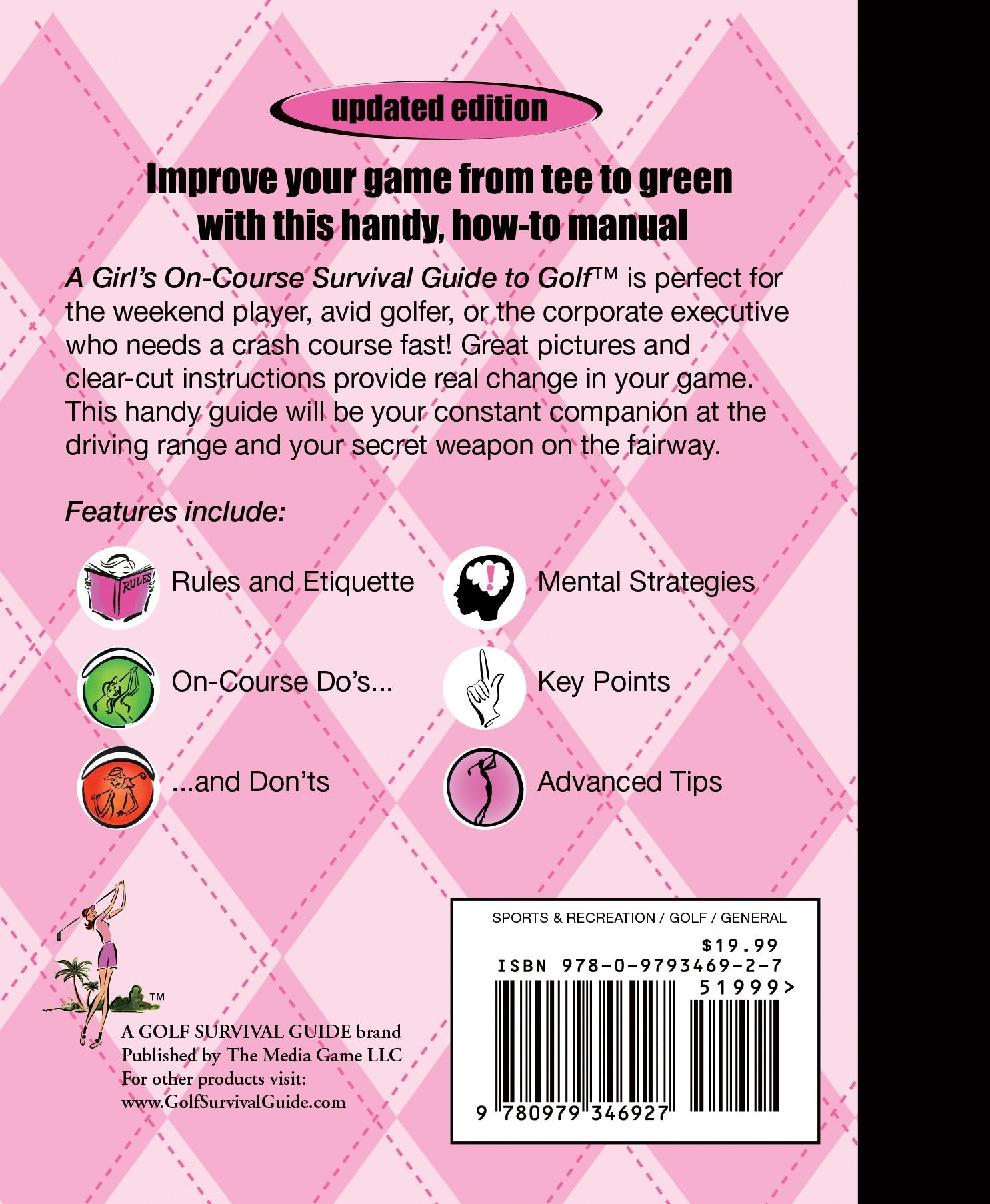 A Girl's On-course Survival Guide to Golf by Booklegger: Essential Tips for Golf Fundamentals from Tee to Green