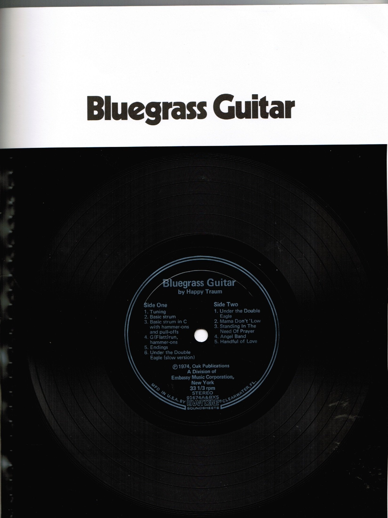 Bluegrass Guitar Book/Online Audio (Guitar Books),Used