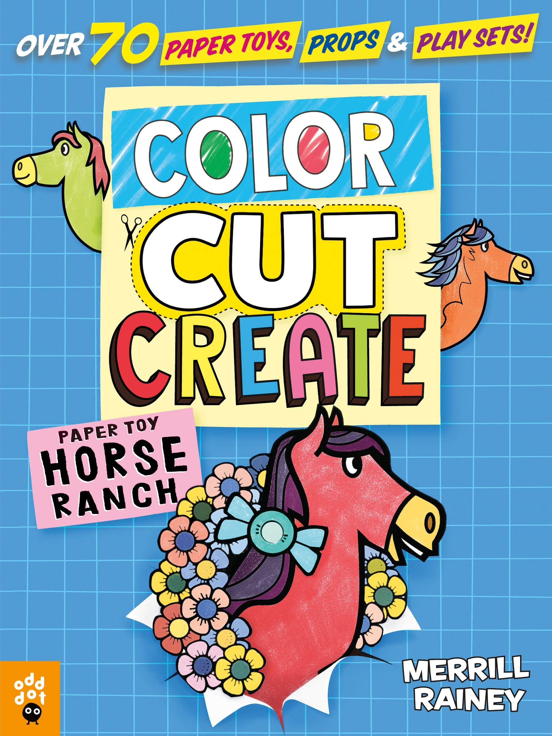 Color, Cut, Create Play Sets: Horse Ranch,Used