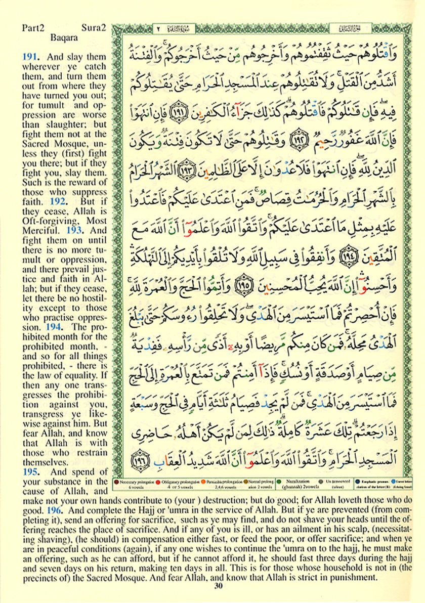 Tajweed Qur'an (Whole Qur an, With English Translation),New