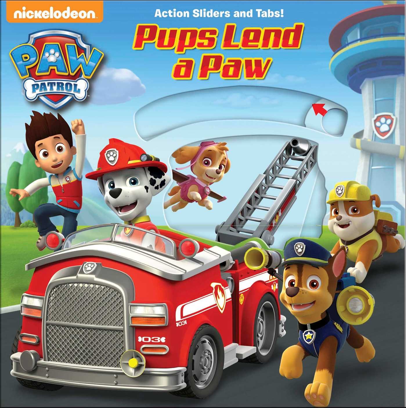 PAW Patrol: Pups Lend a Paw (Paw Patrol Action Sliders and Tabs!),Used
