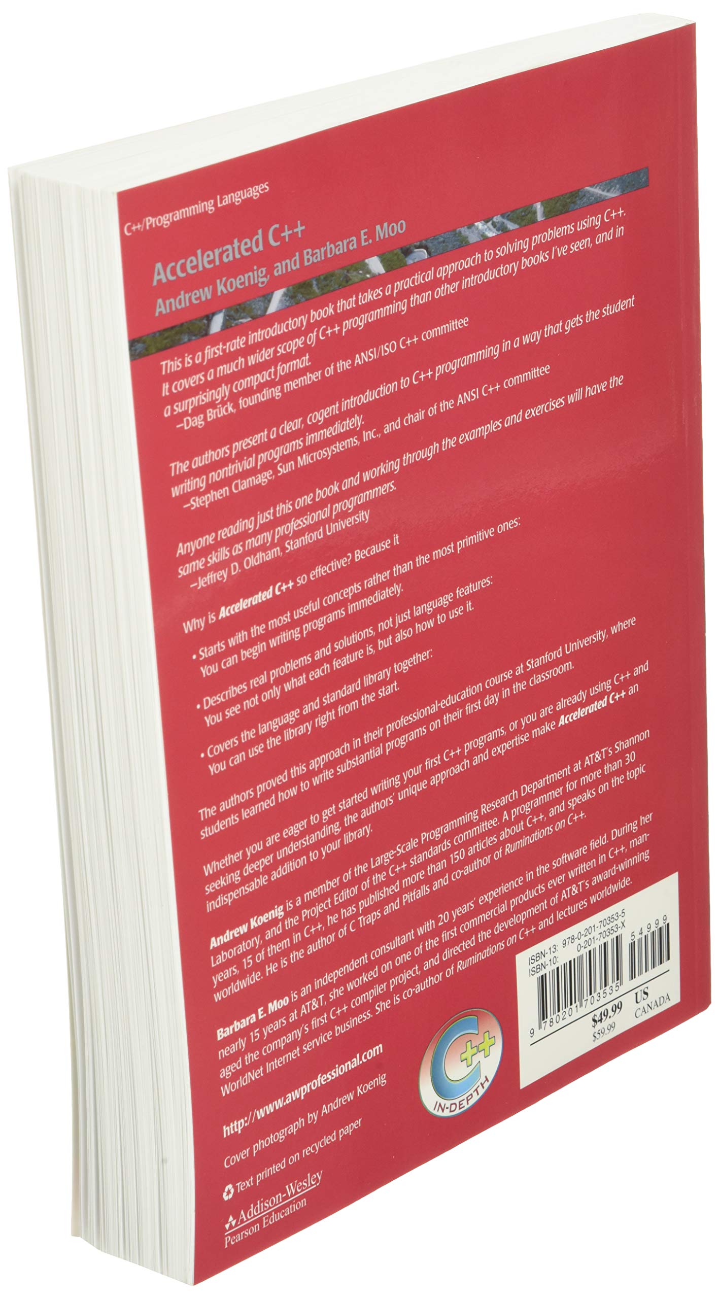 Accelerated C++: Practical Programming by Example,Used
