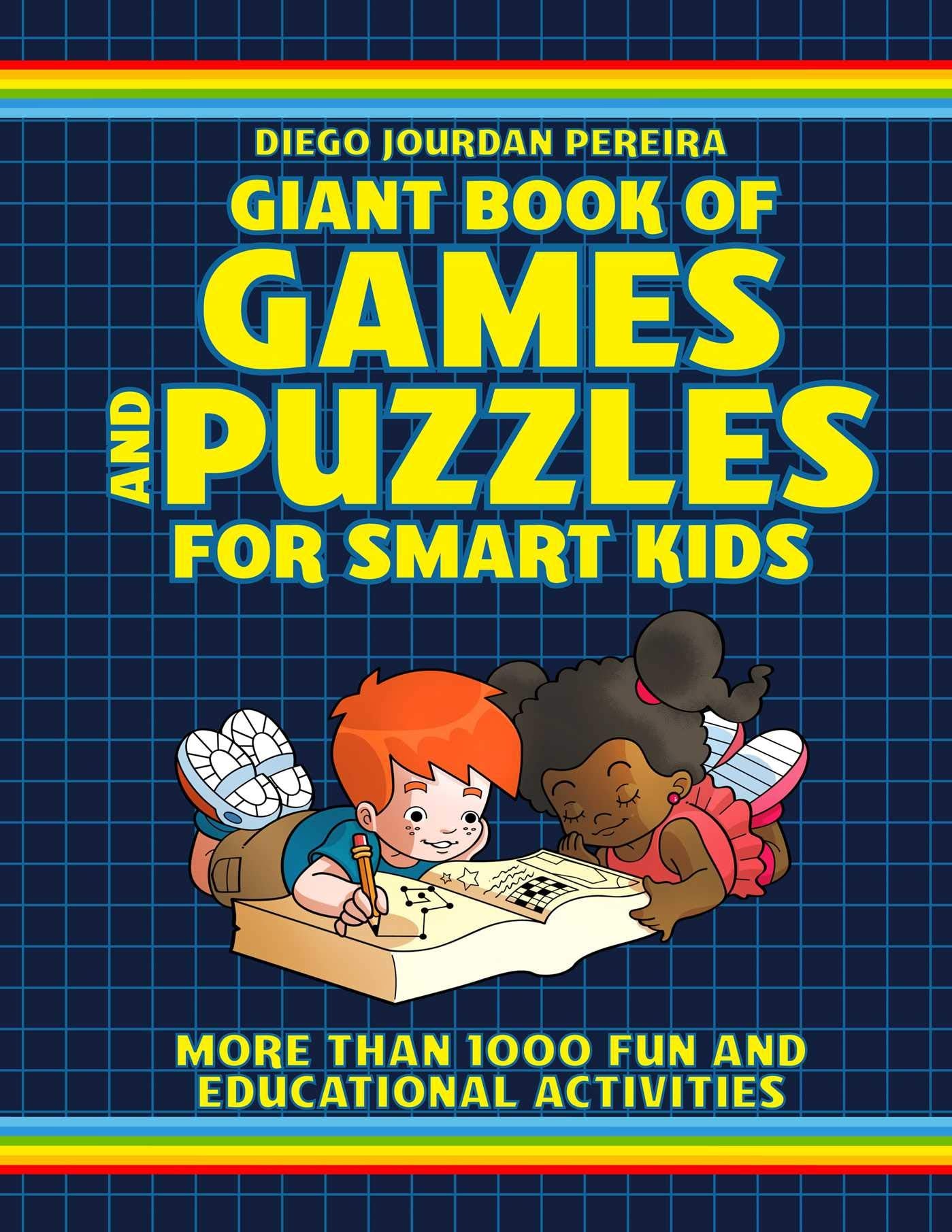 Giant Book Of Games And Puzzles For Smart Kids: More Than 1000 Fun And Educational Activities,Used