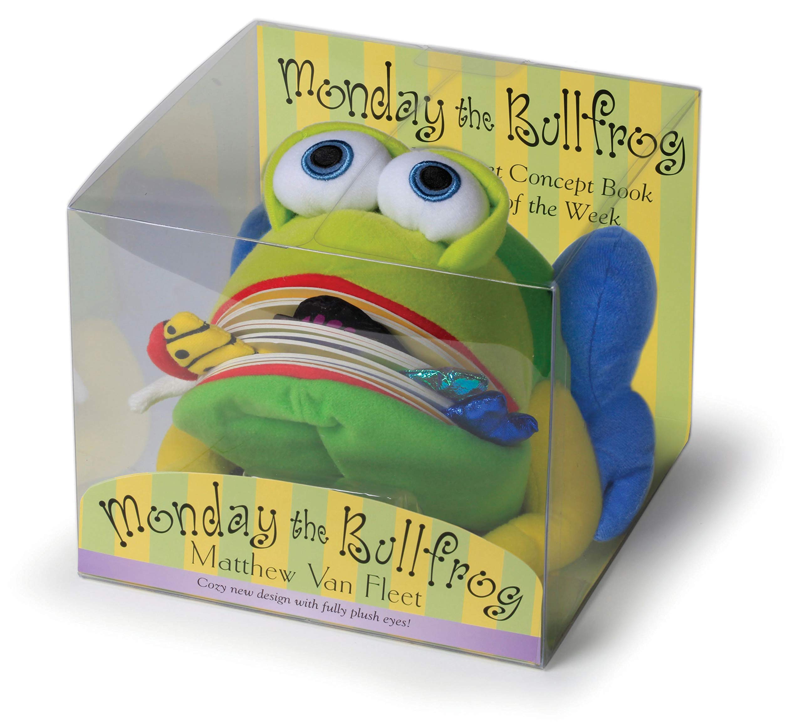 Monday The Bullfrog: A Huggable Puppet Concept Book About The Days Of The Week