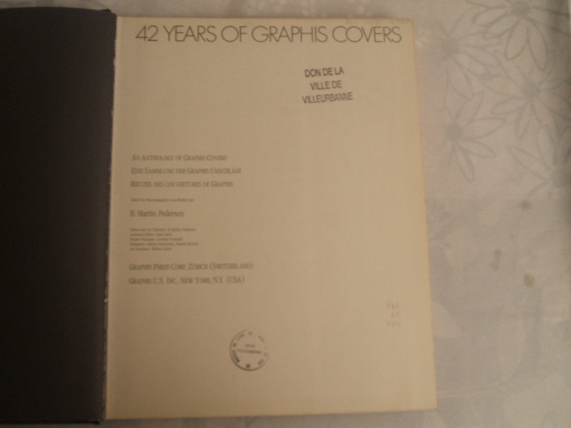 42 years of Graphis covers: An anthology of Graphis covers,Used