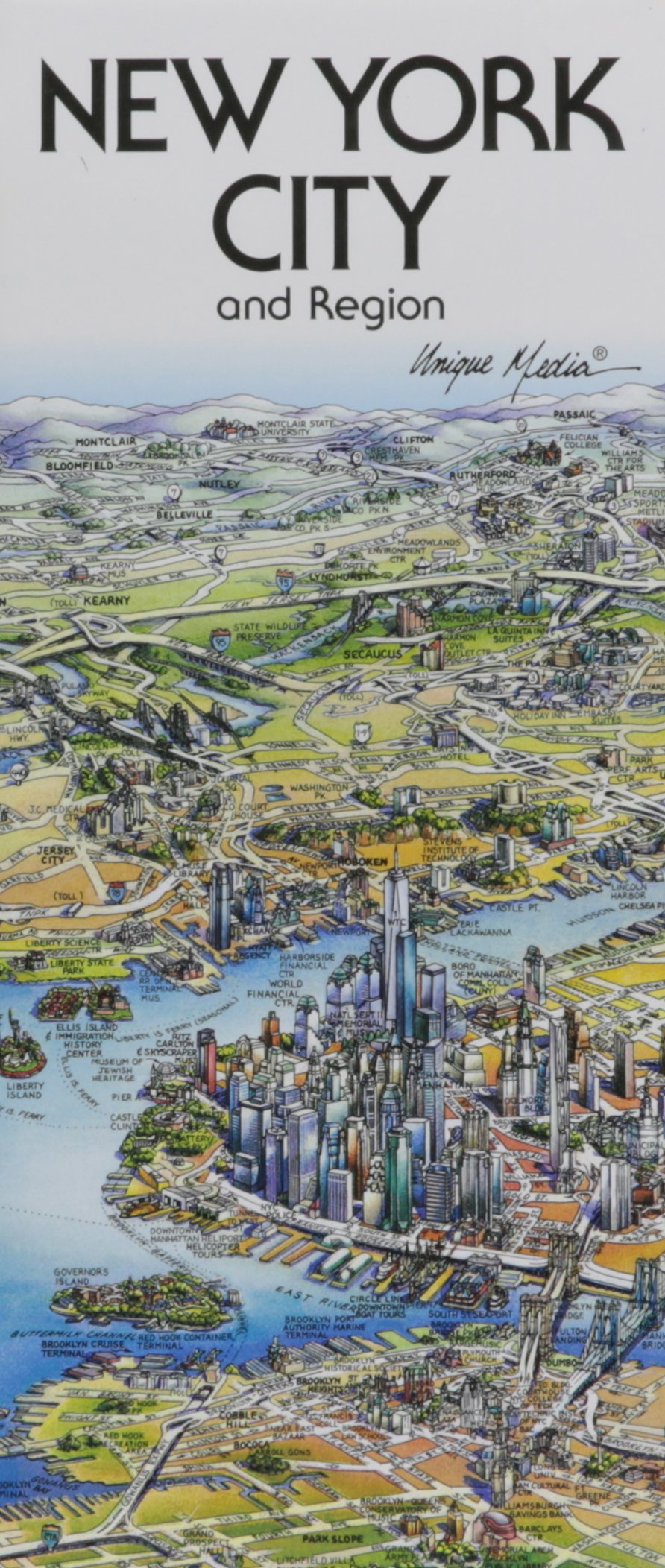 Unique Media Map : New York City/Folded-new