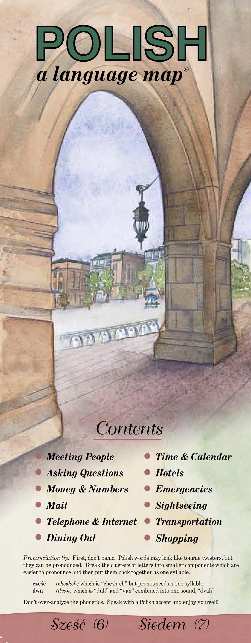 POLISH a language map,Used