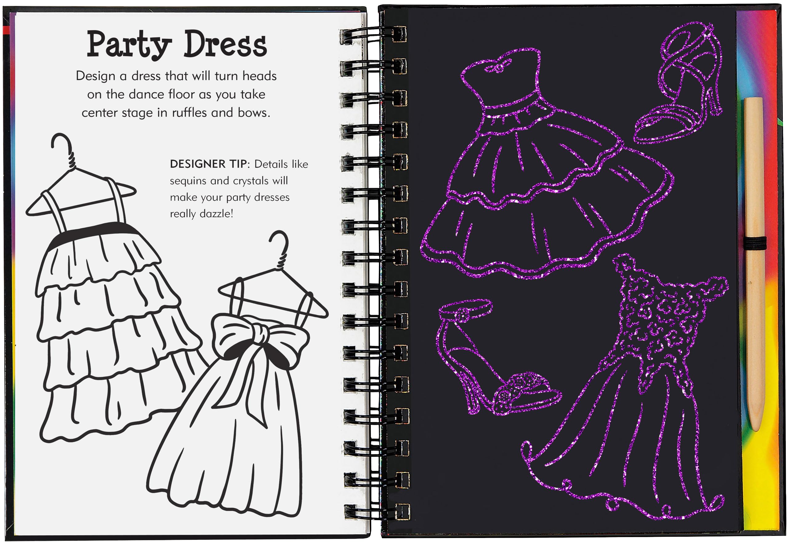 Scratch & Sketch Fashion Show (Trace Along),Used