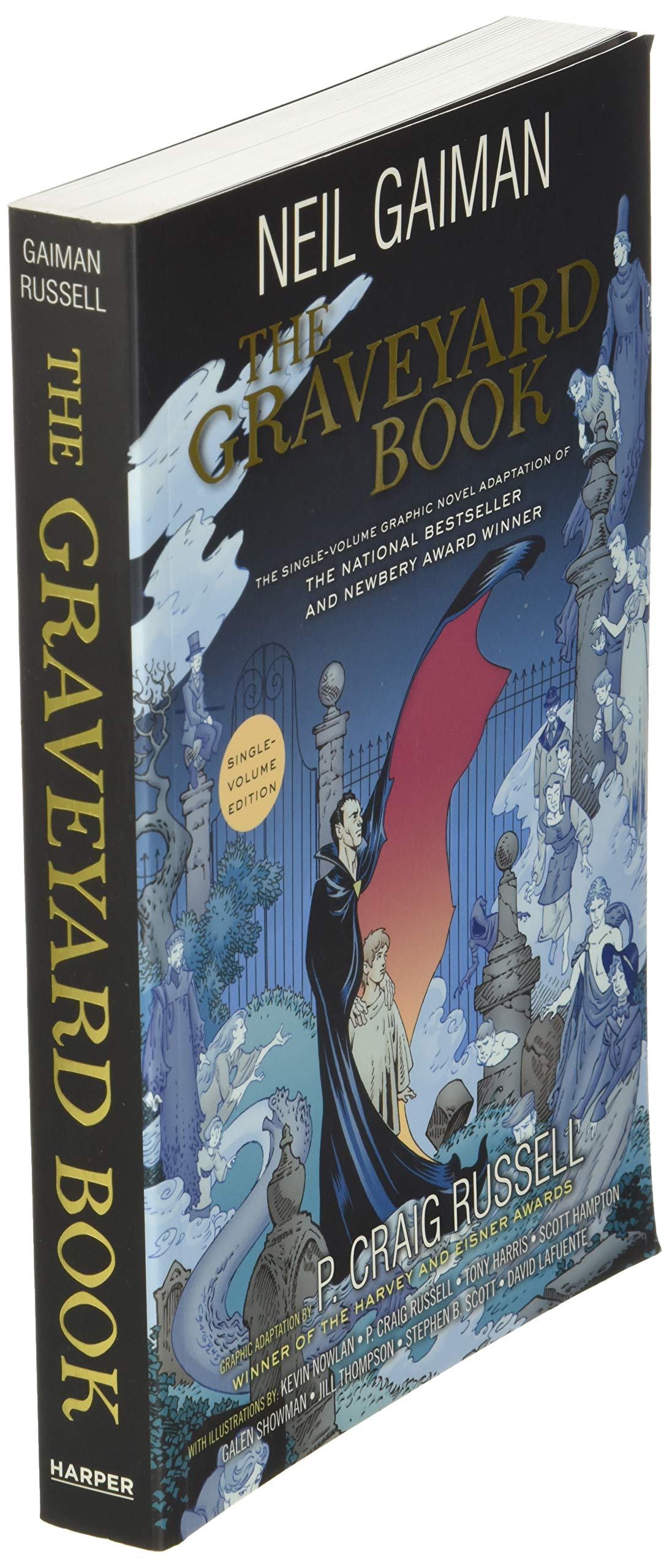 The Graveyard Book Graphic Novel Single Volume,New