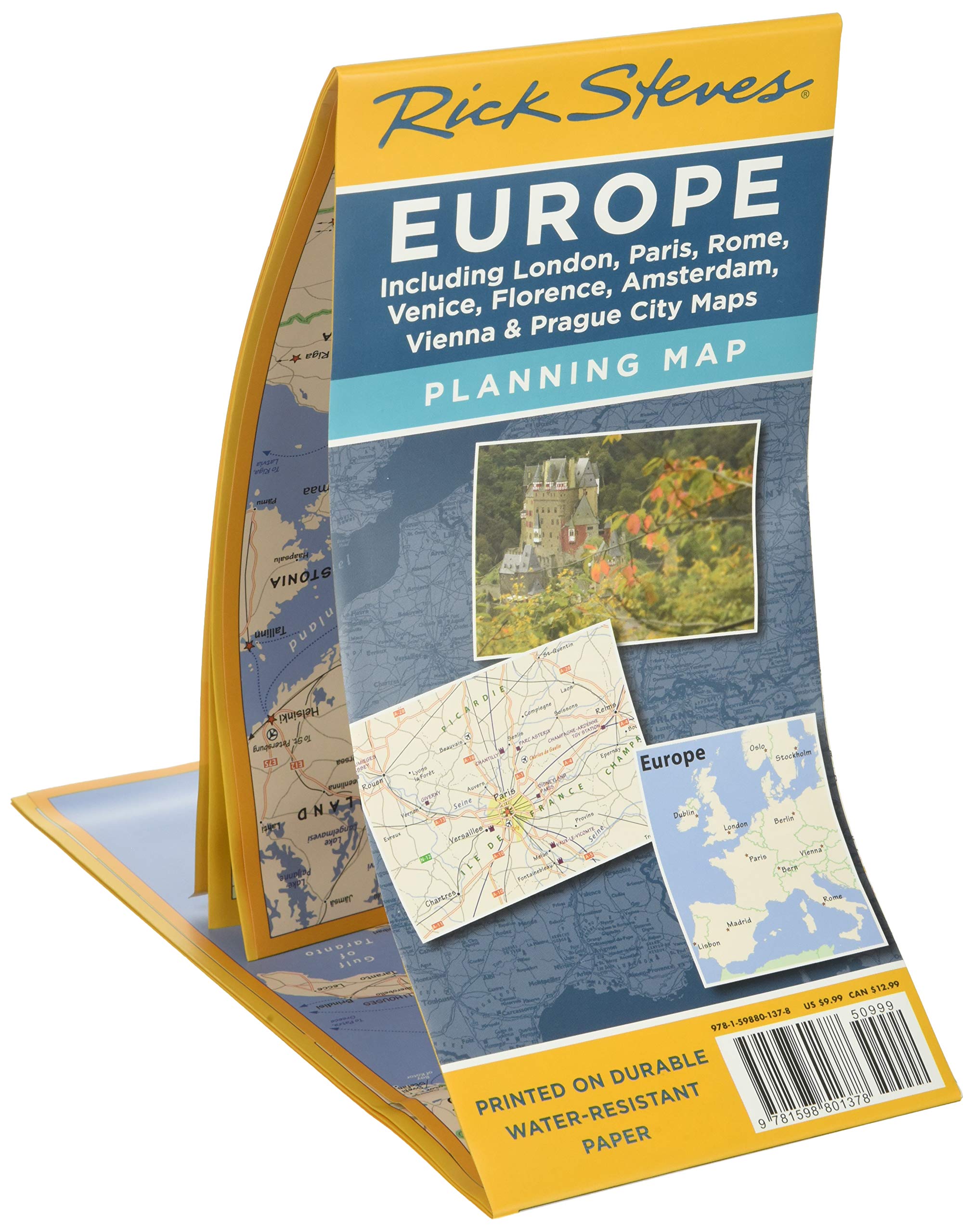 Rick Steves' Europe Map,Used