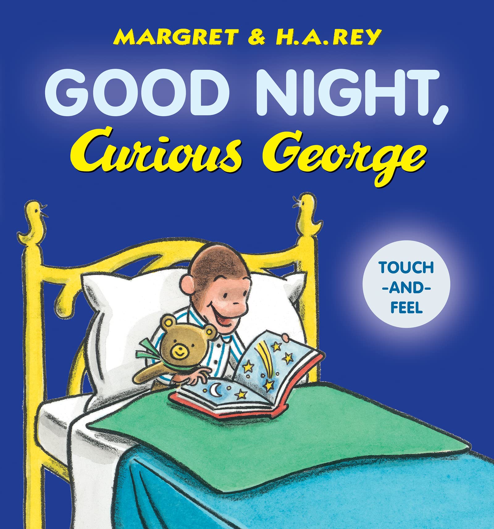 Good Night, Curious George Padded Board Book TouchandFeel,New