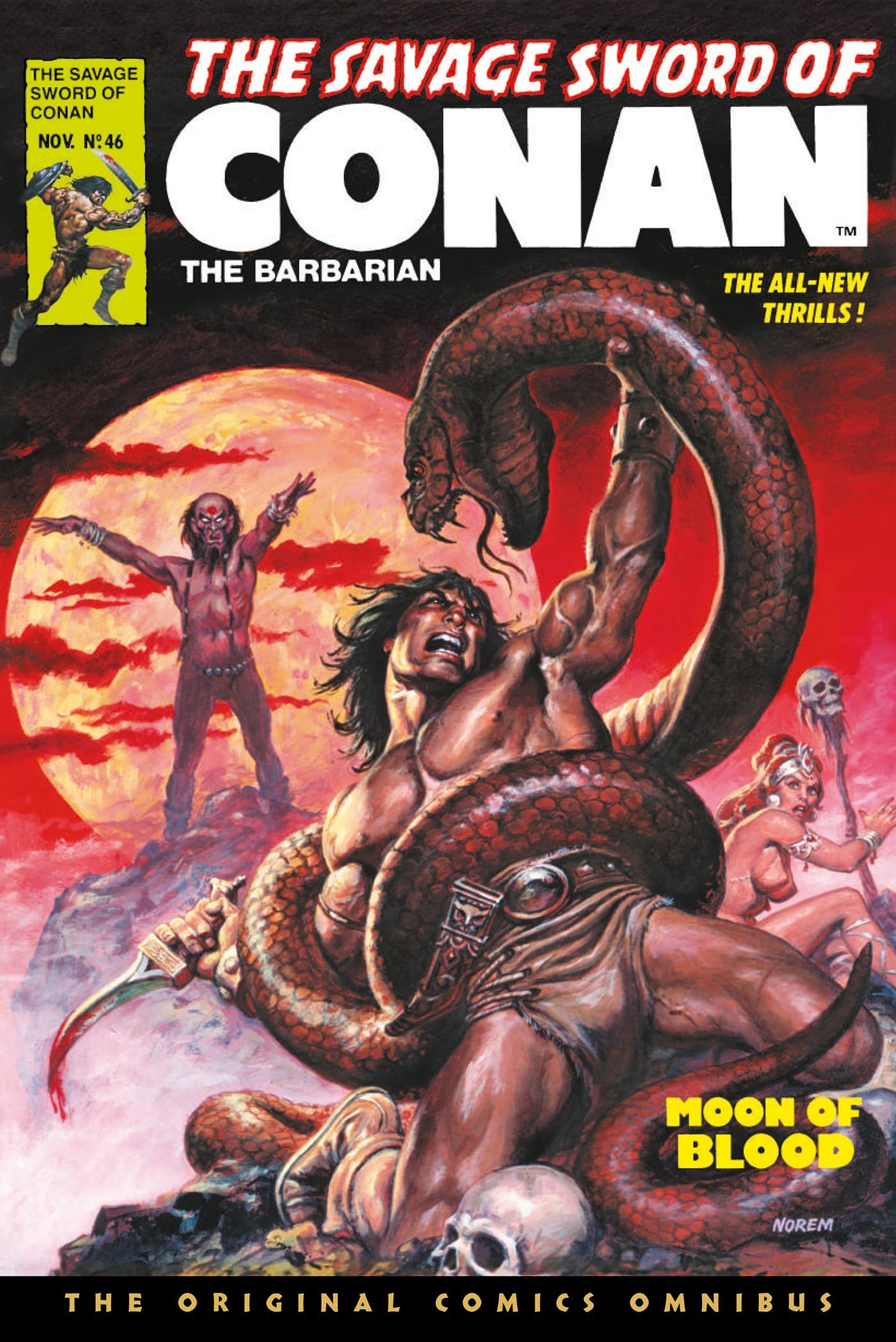 The Savage Sword of Conan: The Original Comics Omnibus Vol.4,New