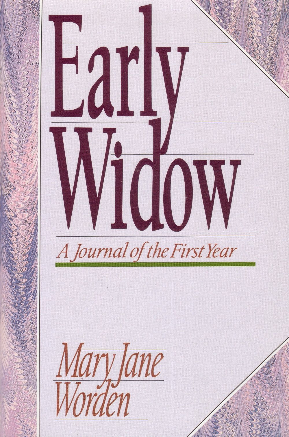 Early Widow: Journal of the First Year,Used