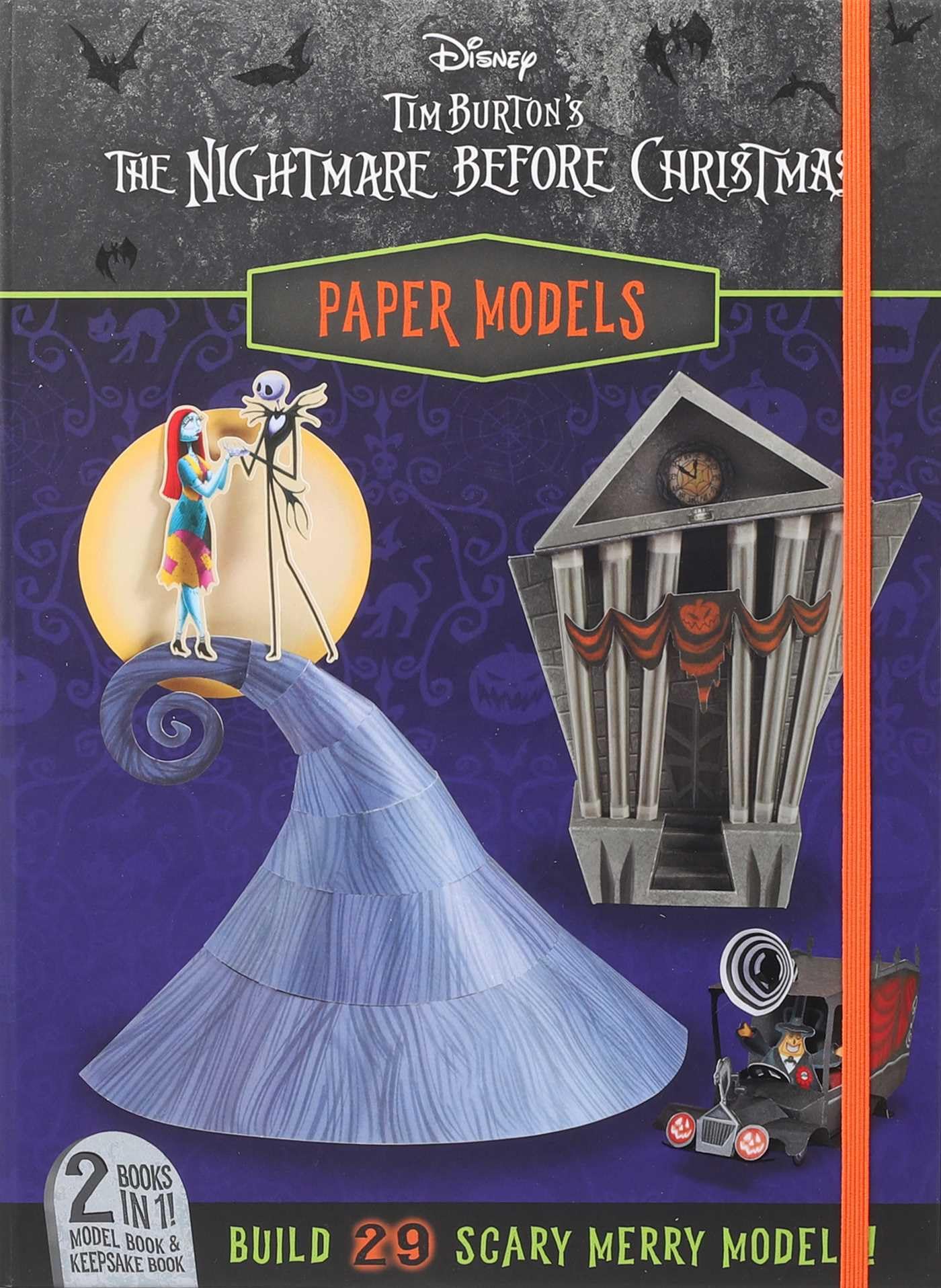 Disney: Tim Burton'S The Nightmare Before Christmas Paper Models,New
