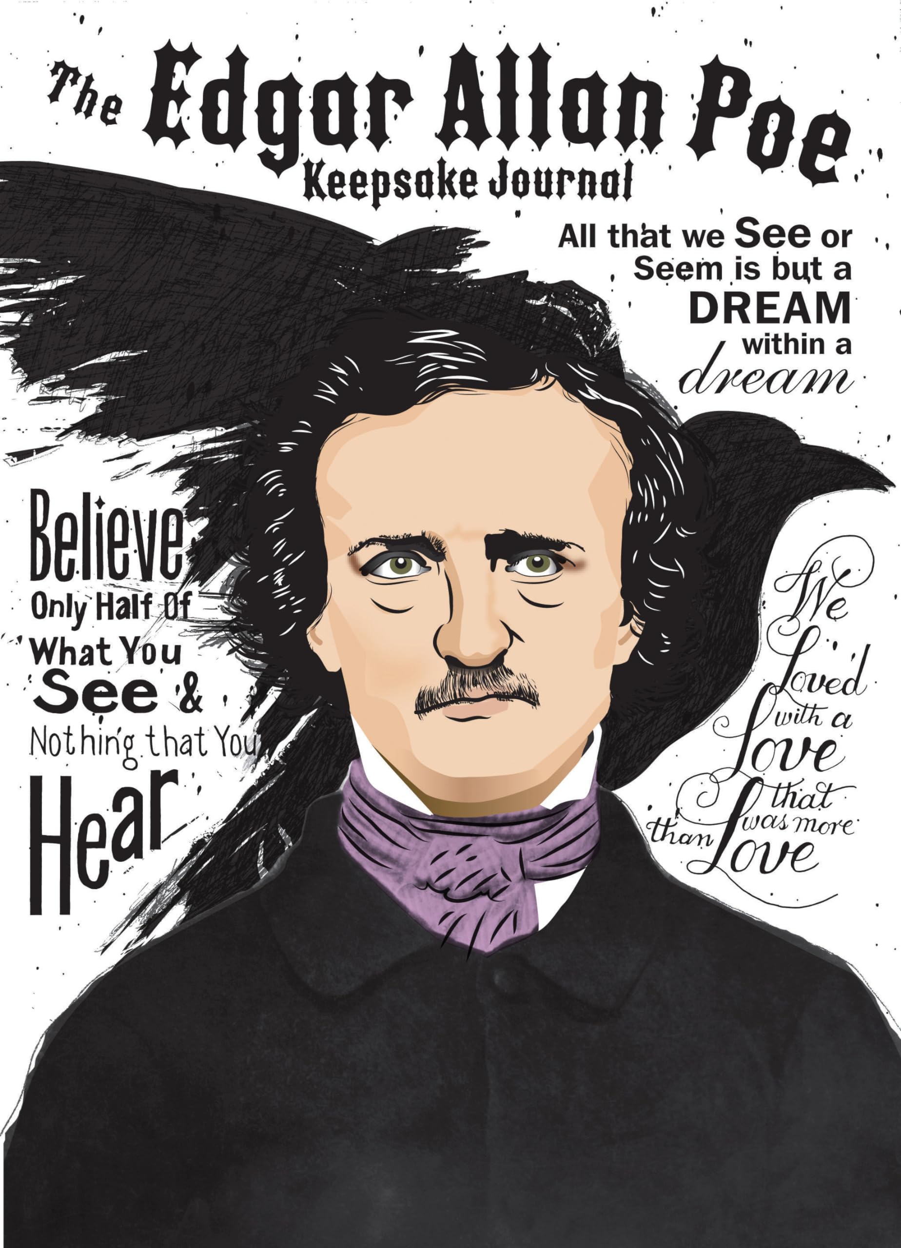 The Edgar Allan Poe Keepsake Journal: Includes 10 Illustrated Quote Cards