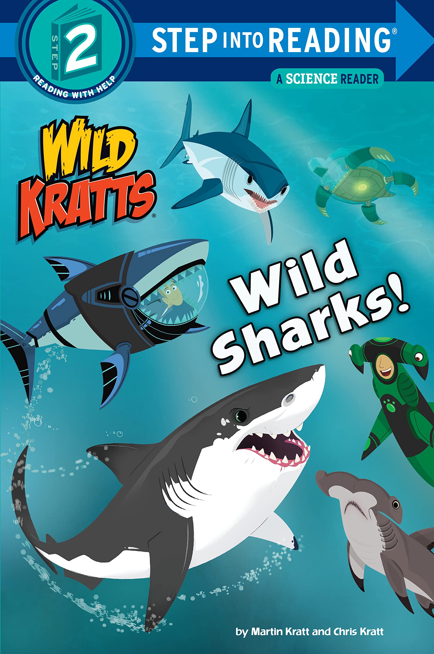 Wild Sharks! (Wild Kratts) (Step Into Reading),Used