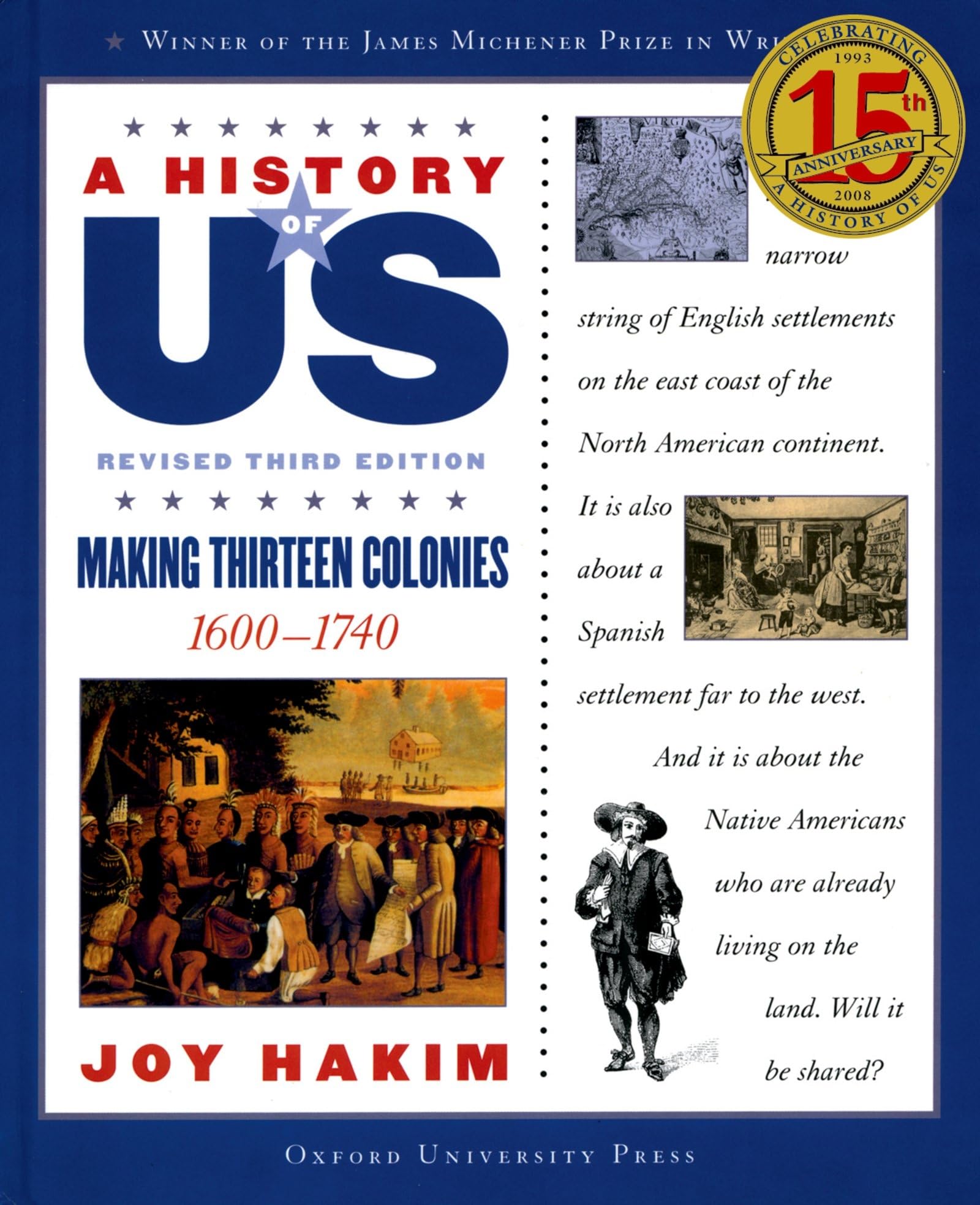 A History of US: Making Thirteen Colonies: 16001740A History of US Book Two (A ^AHistory of US),New