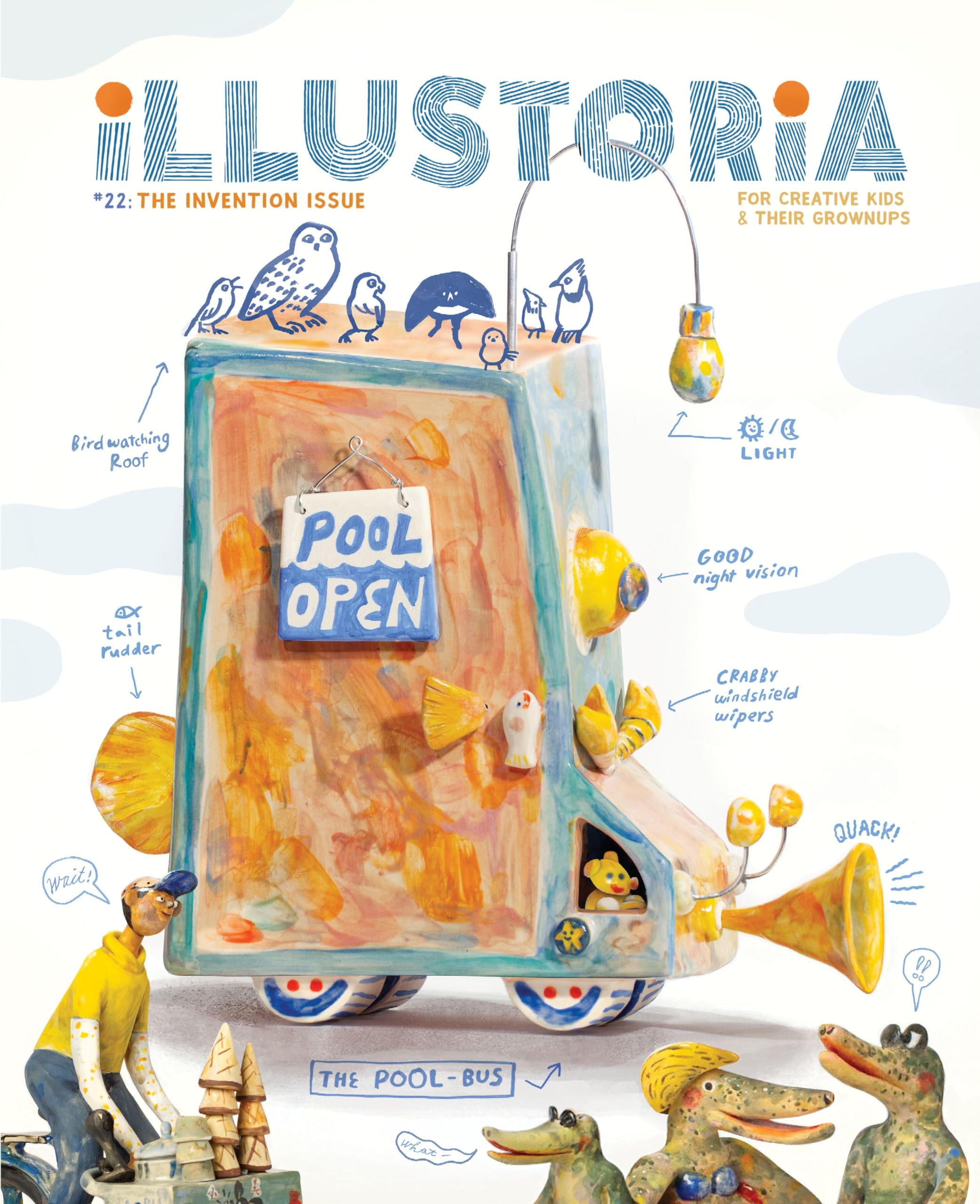 Illustoria: Invention: Issue #22: Stories, Comics, Diy, For Creative Kids And Their Grownups (Illustoria Magazine),Used