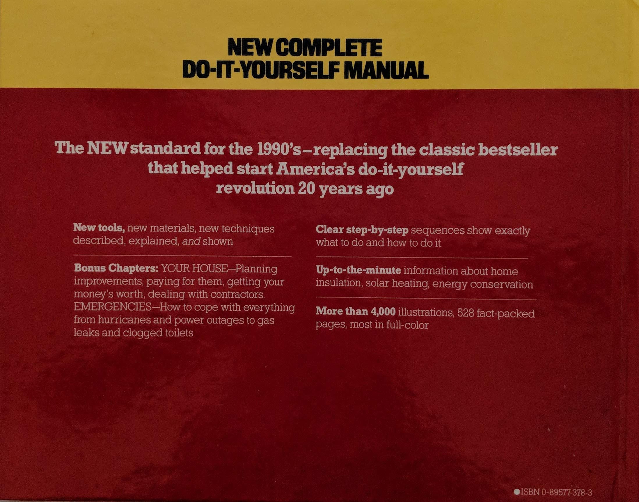 New Complete DoItYourself Manual,New