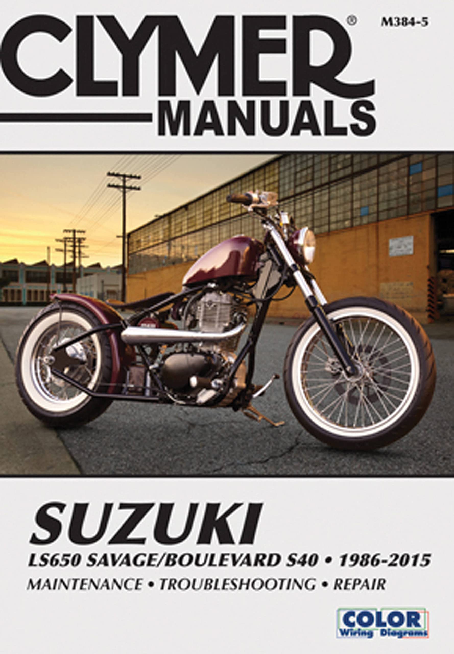 Suzuki LS650 Savage Boulevard S40 Motorcycle (19862015) Clymer Repair Manual,Used
