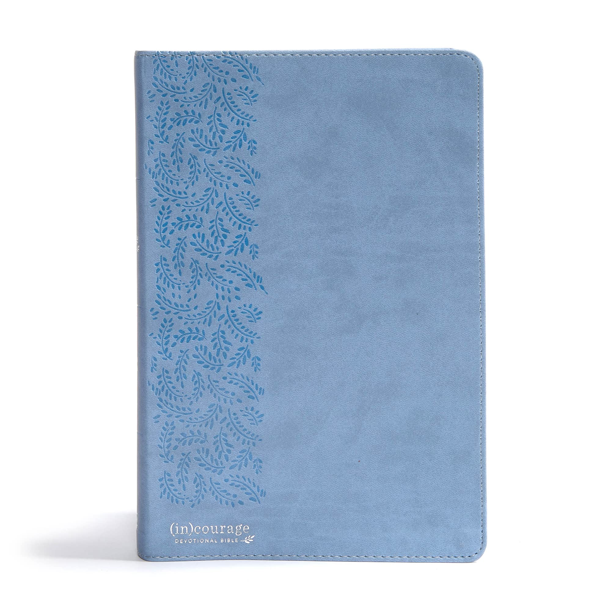 Csb (In)Courage Devotional Bible, Blue Leathertouch, Black Letter, Fullcolor Design, Devotionals, Journaling Space, Reading Pla