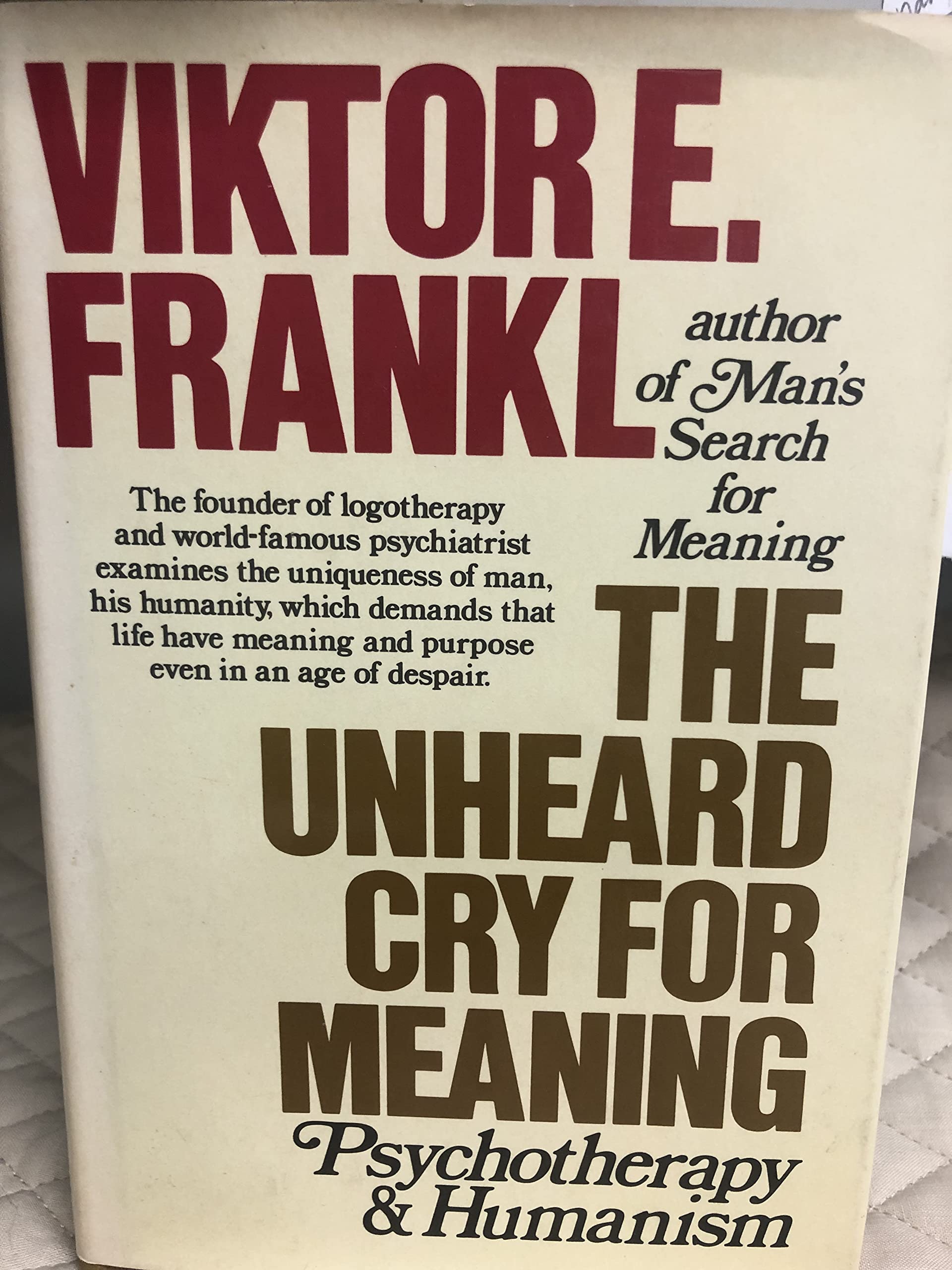 Unheard Cry Meaning (A Touchstone Book),Used