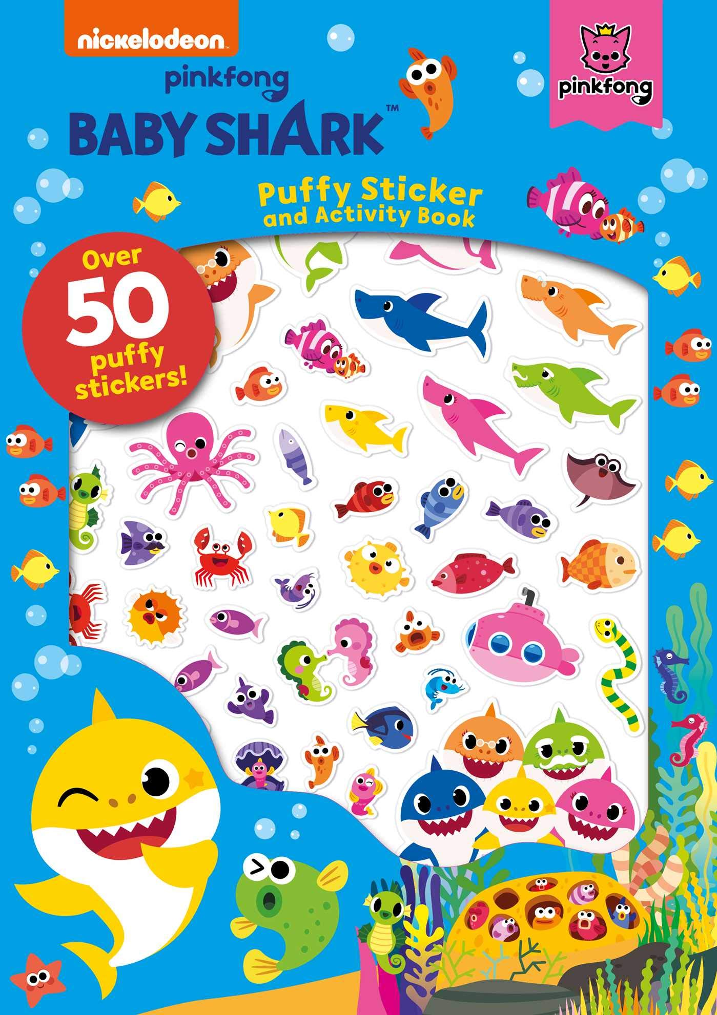 Baby Shark: Puffy Sticker and Activity Book,New