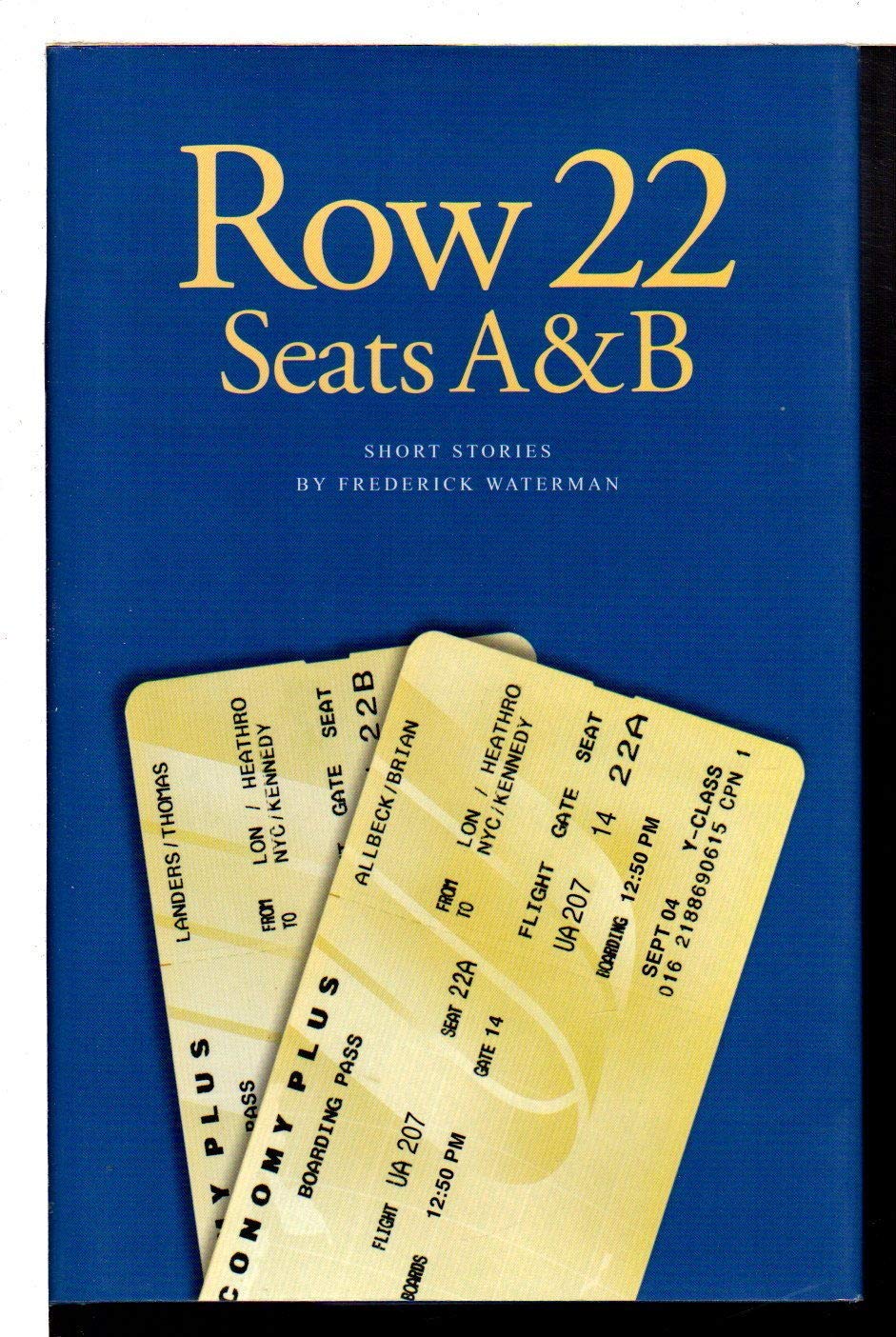 Row 22, Seats A & B,New