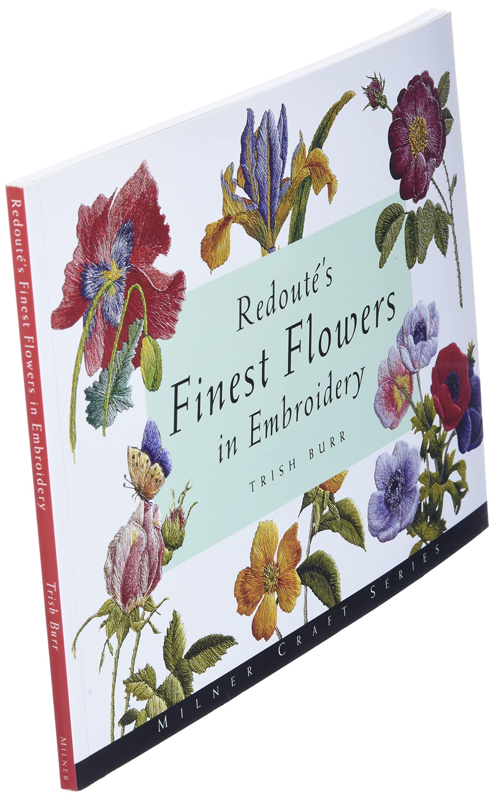 Redoute's Finest Flowers in Embroidery,Used