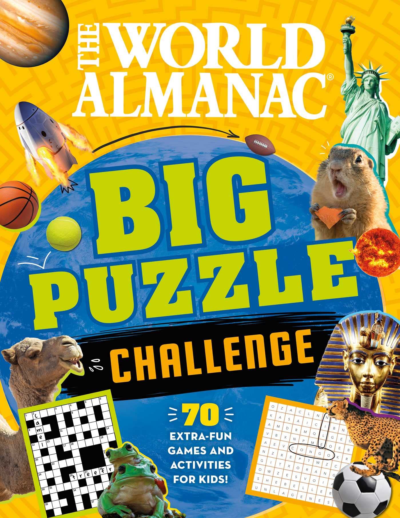 The World Almanac Big Puzzle Challenge,Used