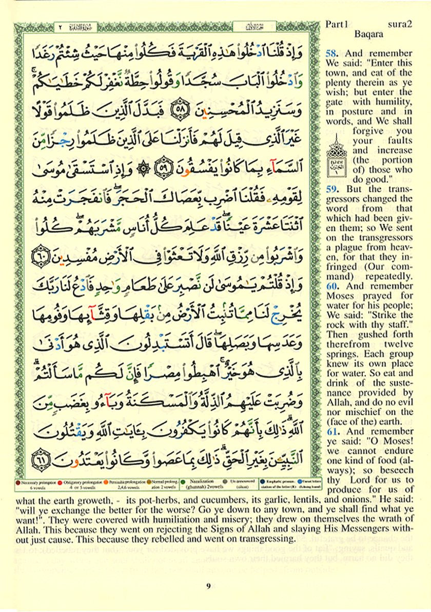Tajweed Qur'an (Whole Qur an, With English Translation),New