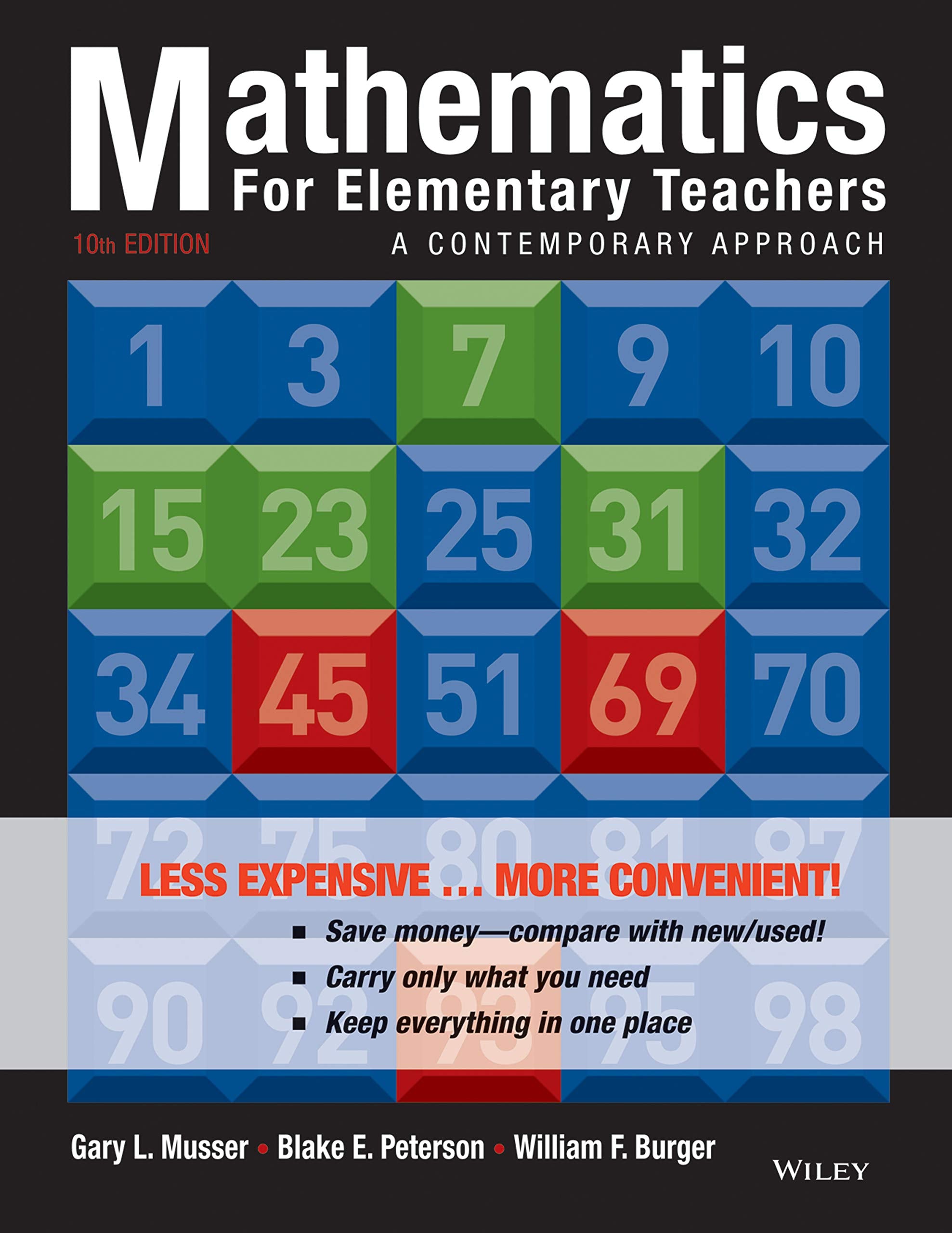 Mathematics for Elementary Teachers: A Contemporary Approach,New