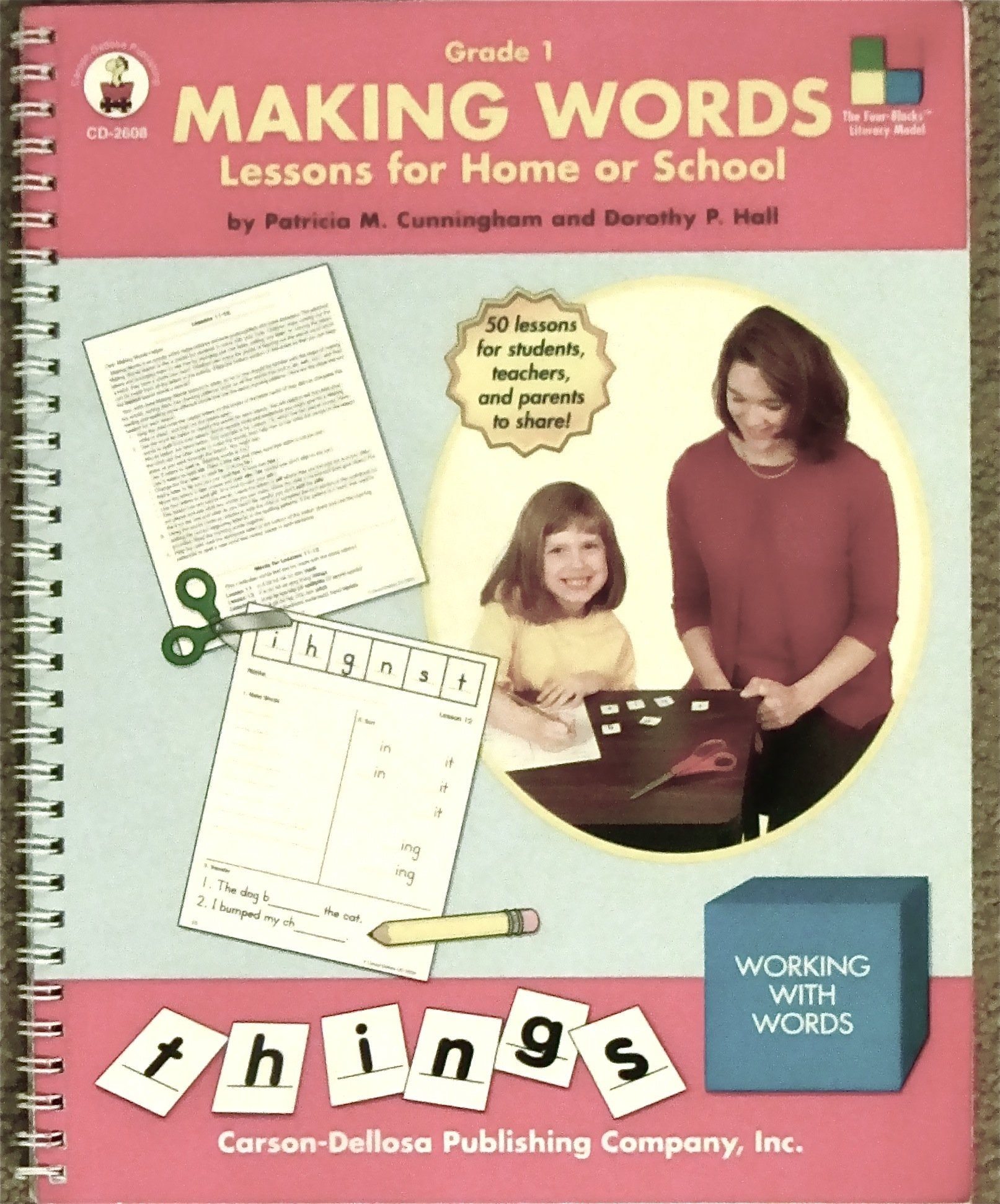 Making Words: Lessons for Home or School, Grade 1,Used