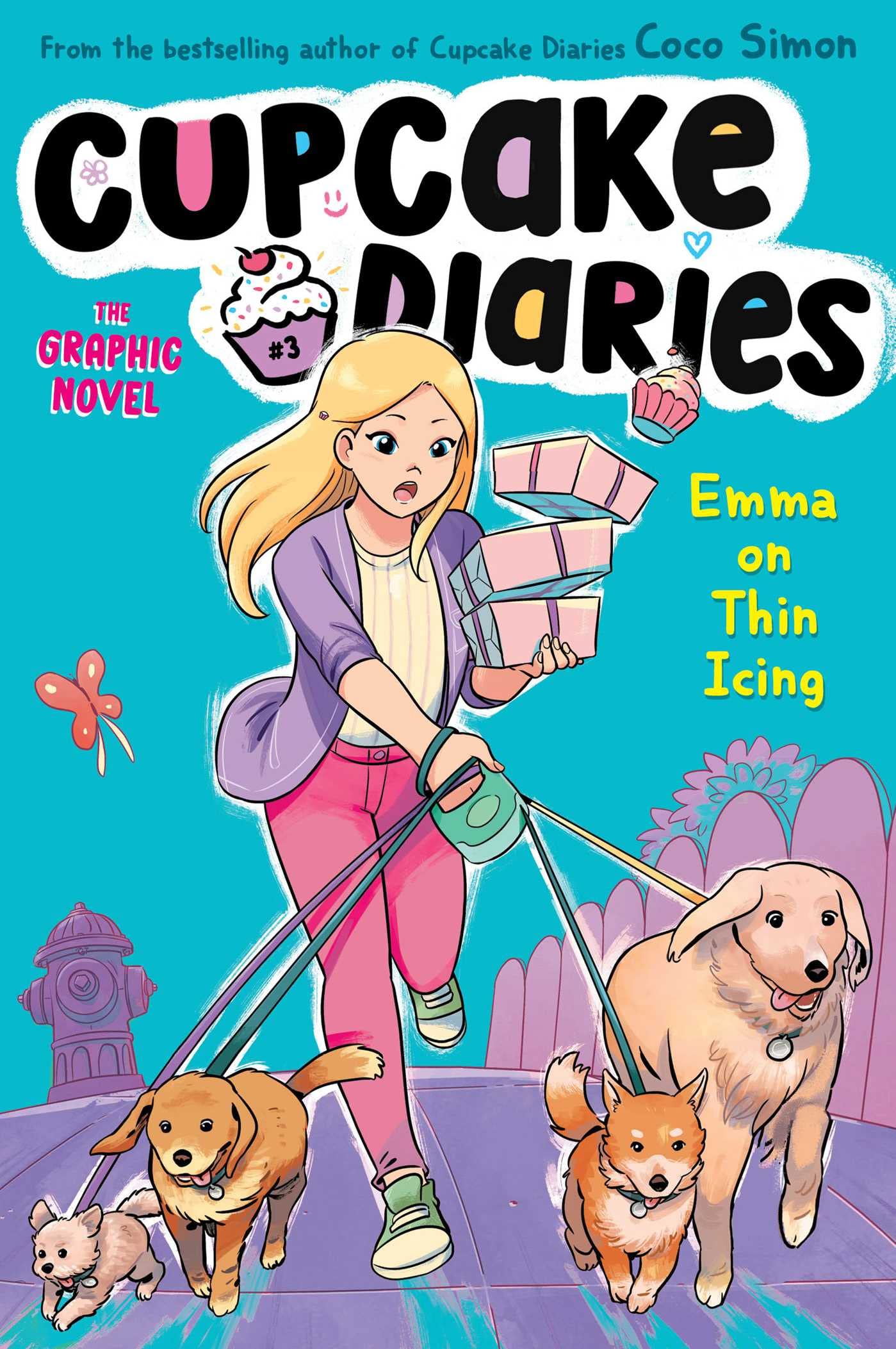 Emma On Thin Icing The Graphic Novel (3) (Cupcake Diaries: The Graphic Novel),Used
