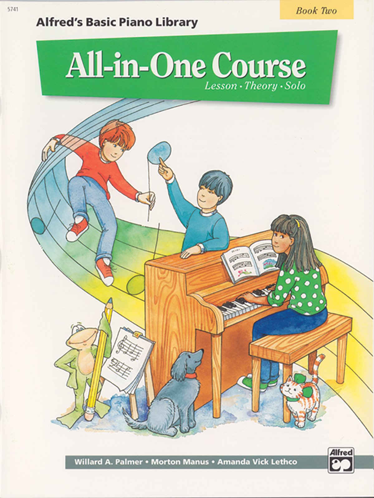 AllinOne Course for Children: Lesson, Theory, Solo, Book 2 (Alfred's Basic Piano Library),Used
