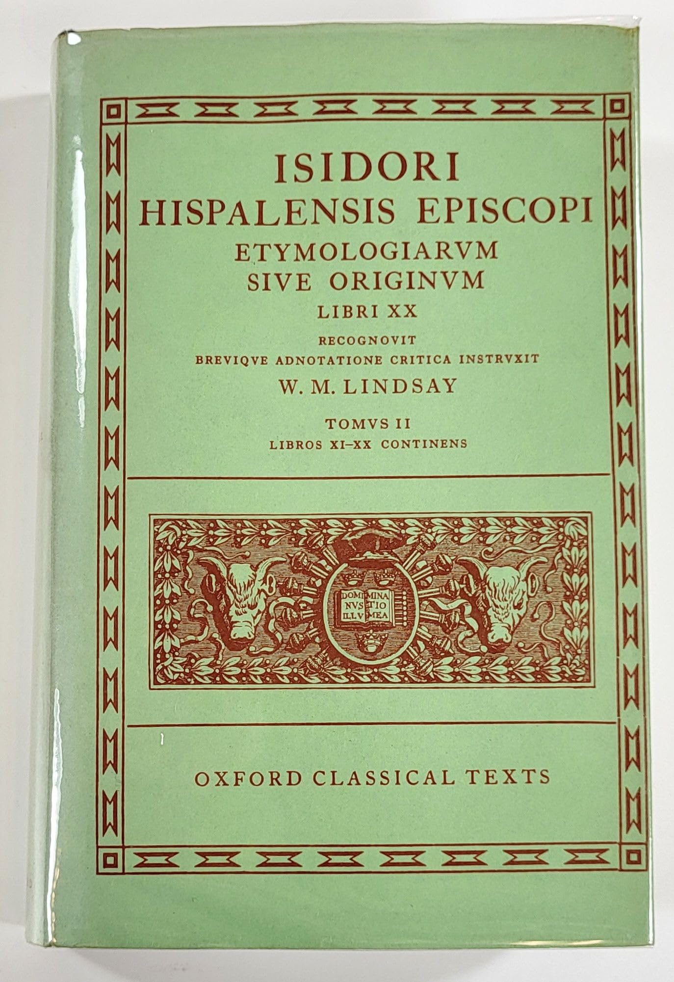 Etymologiarum sive Originum Libri XX (Oxford Classical Texts),Used