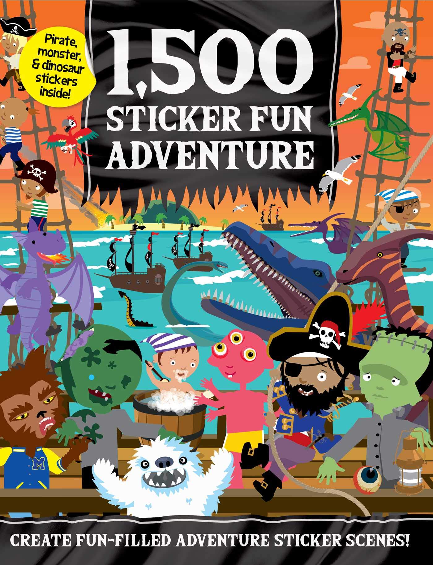 1,500 Sticker Fun Adventure,Used