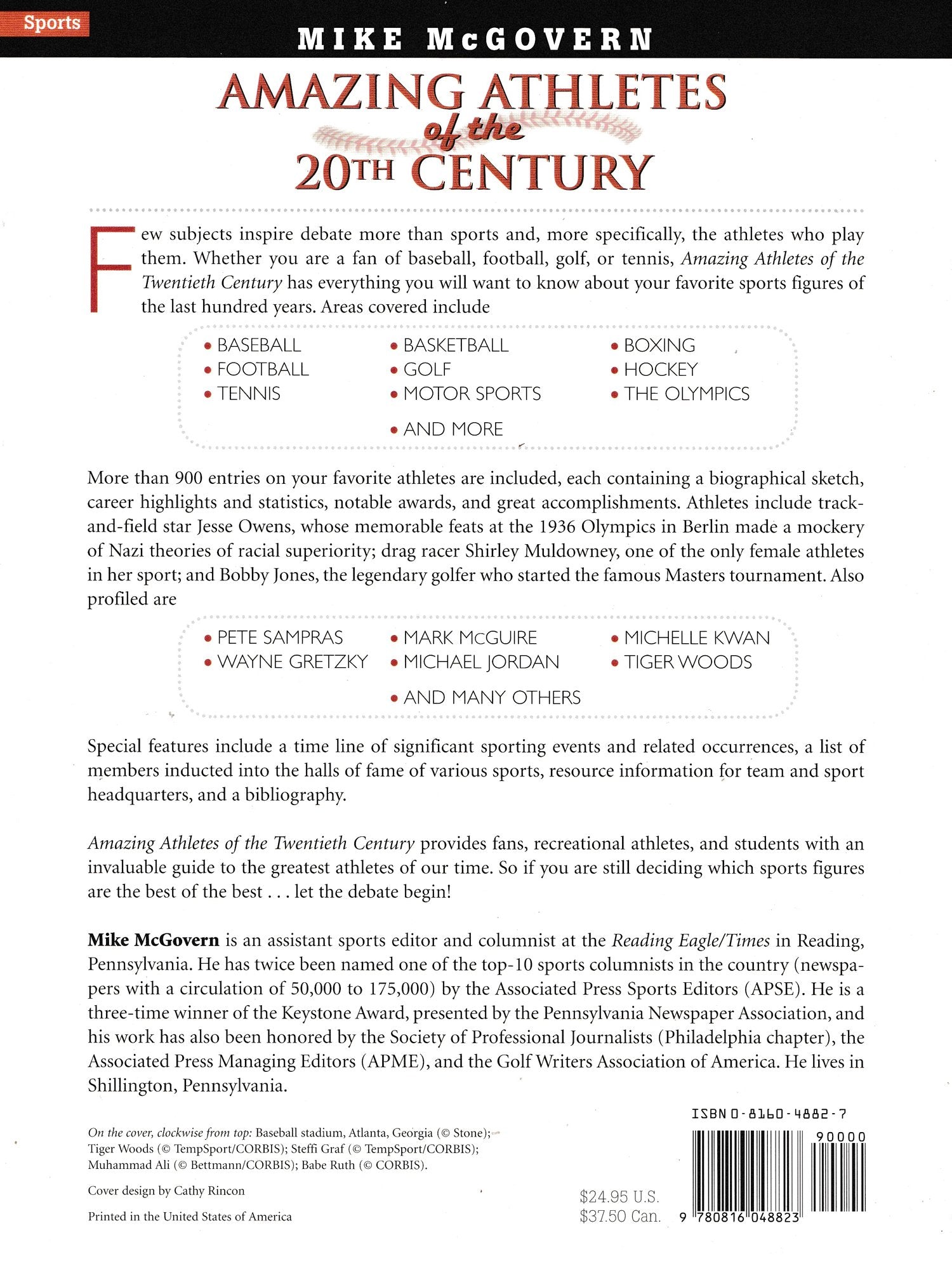 Amazing Athletes of the Twentieth Century,Used