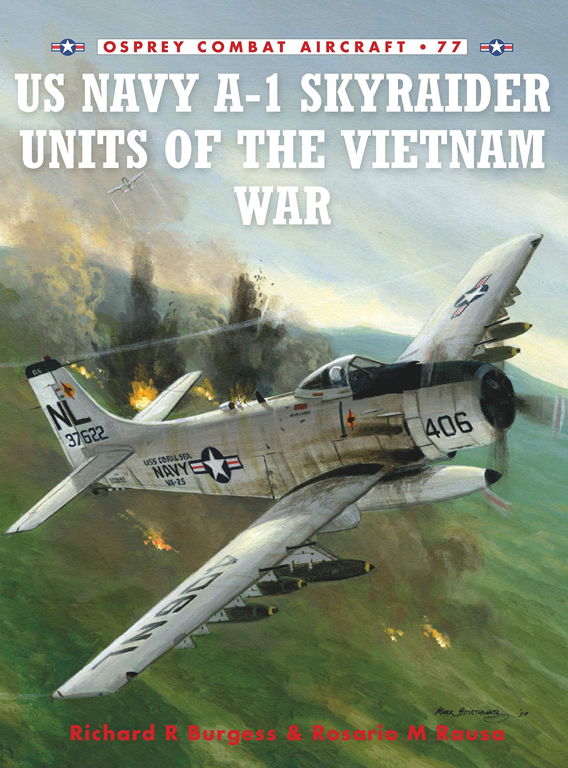 Us Navy A1 Skyraider Units Of The Vietnam War (Combat Aircraft, 77)